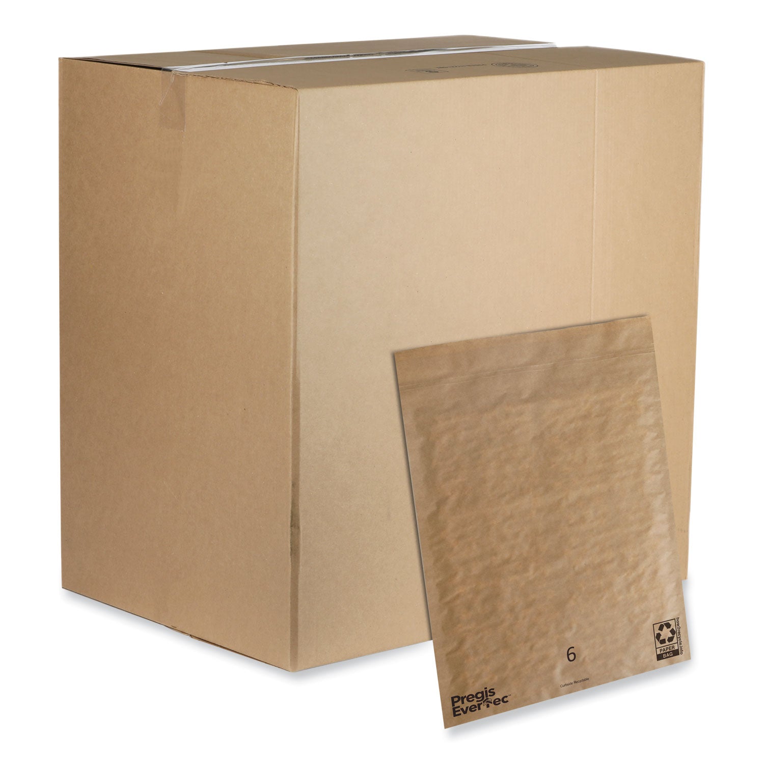 EverTec Curbside Recyclable Padded Mailer #6