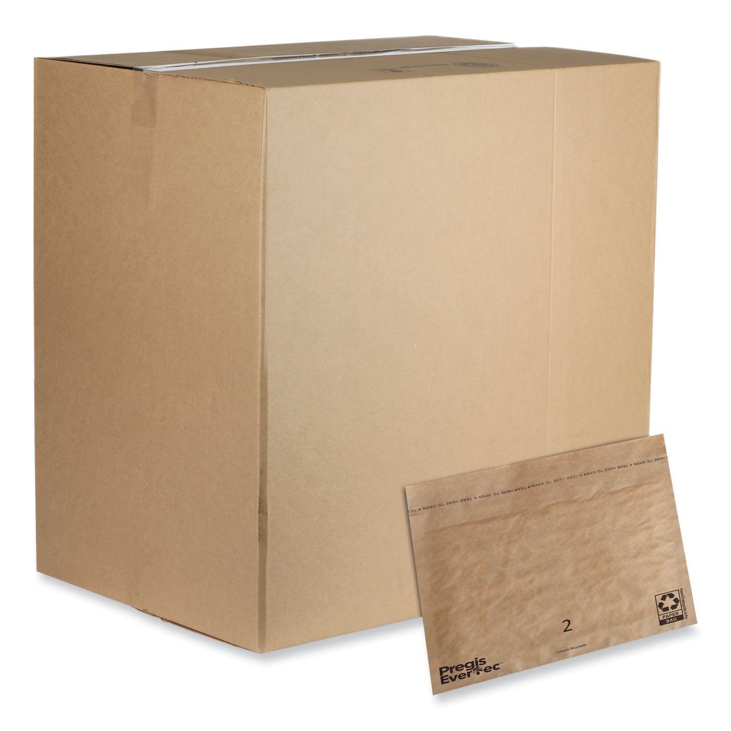 EverTec Curbside Recyclable Padded Mailer #2