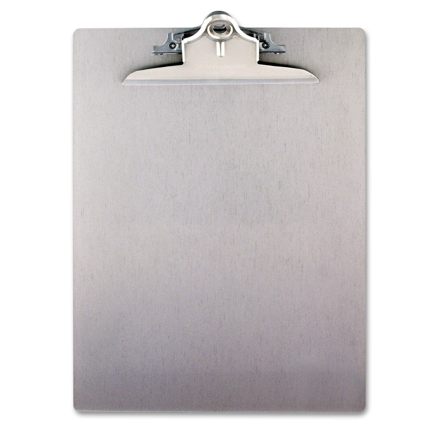 Saunders Recycled Aluminum Clipboard with High-Capacity Clip, 1" Clip Capacity, Holds 8.5 x 11 Sheets, Silver