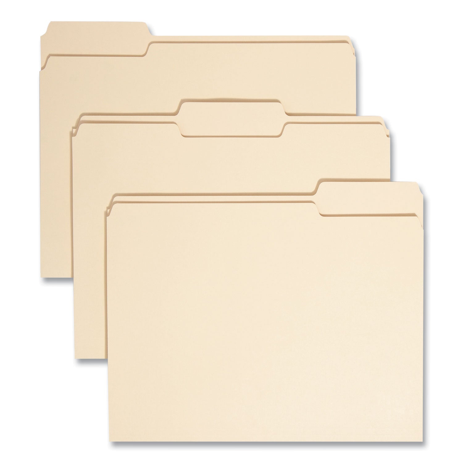 Smead 100% Recycled Manila Top Tab File Folders