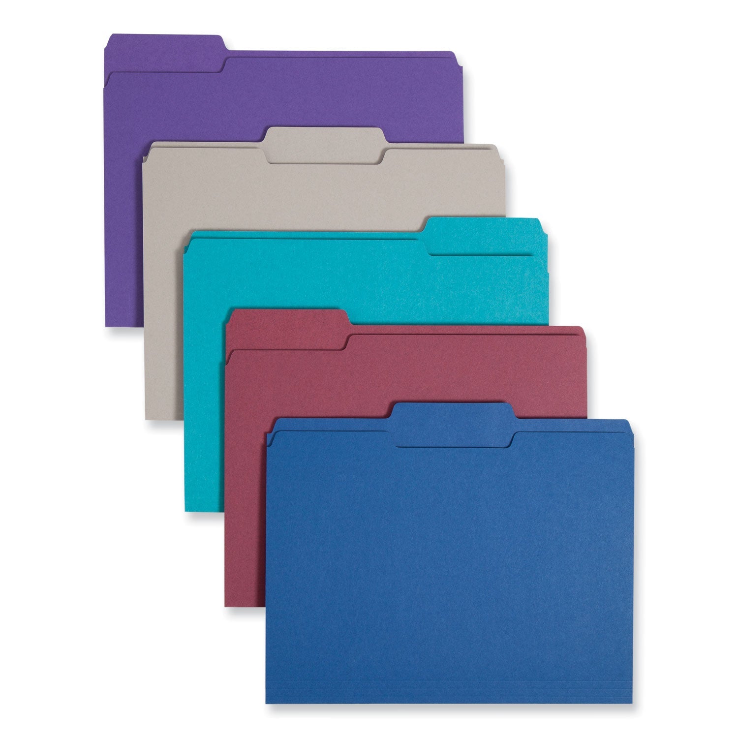 Colored File Folders | Smead 1/3-Cut Assorted 100/B