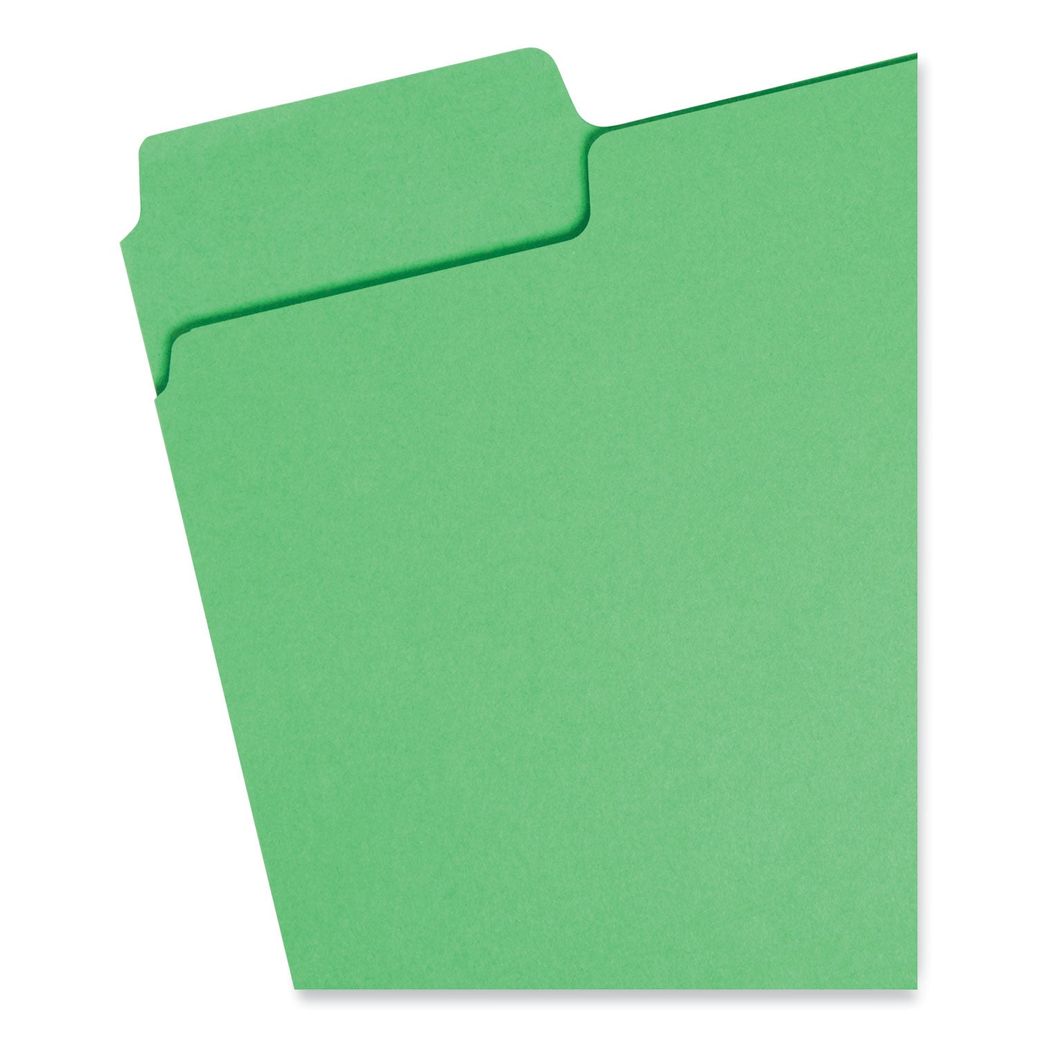 Smead SuperTab Colored File Folders, 1/3-Cut Tabs: Assorted, Letter Size, 0.75" Expansion, 11-pt Stock, Color Assortment 1, 100/Box