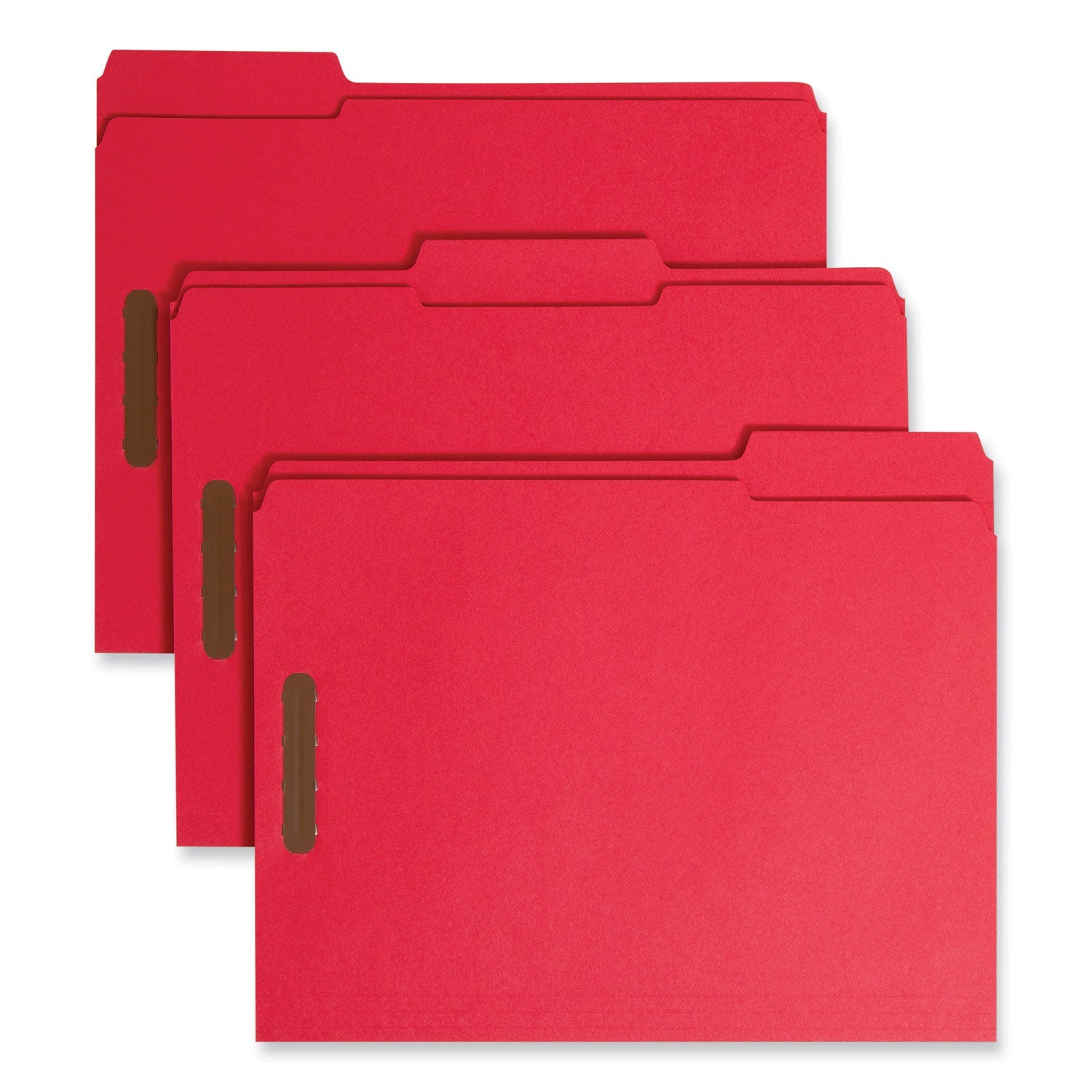 Fastener Folders | Smead Top Tab Red Letter 50/Box