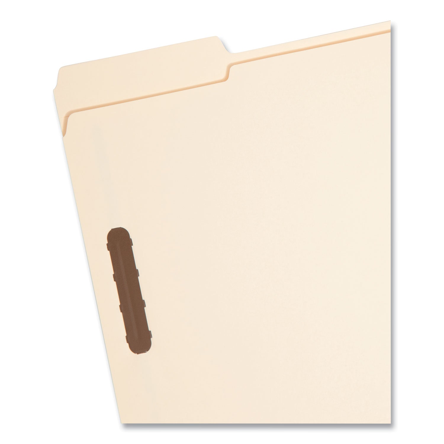 Smead Top Tab Fastener Folders, 1/3-Cut Tabs: Assorted, 0.75" Expansion, 2 Fasteners, Letter Size, Manila Exterior, 50/Box
