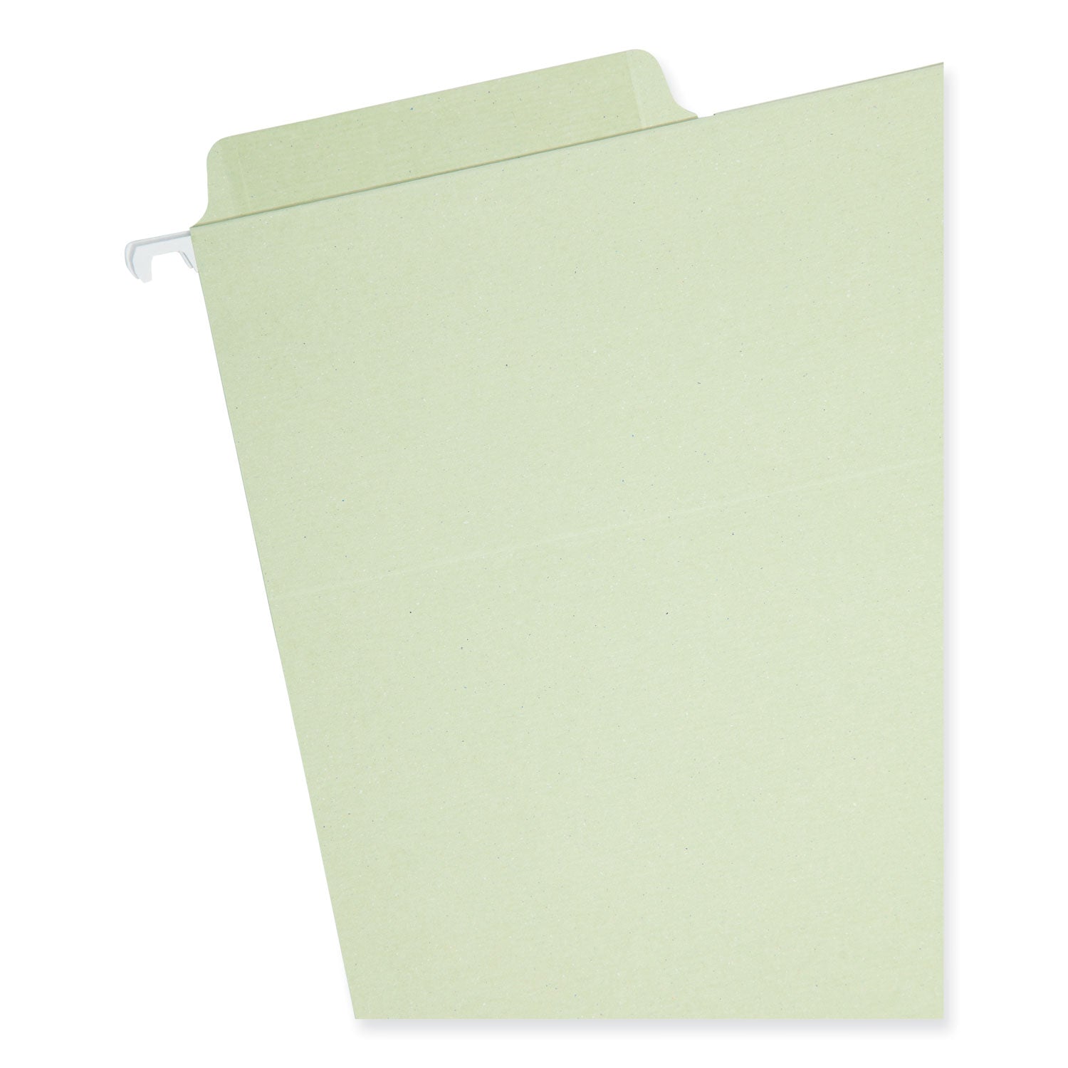 Smead Erasable FasTab Hanging Folders, Letter Size, 1/3-Cut Tabs, Moss, 20/Box