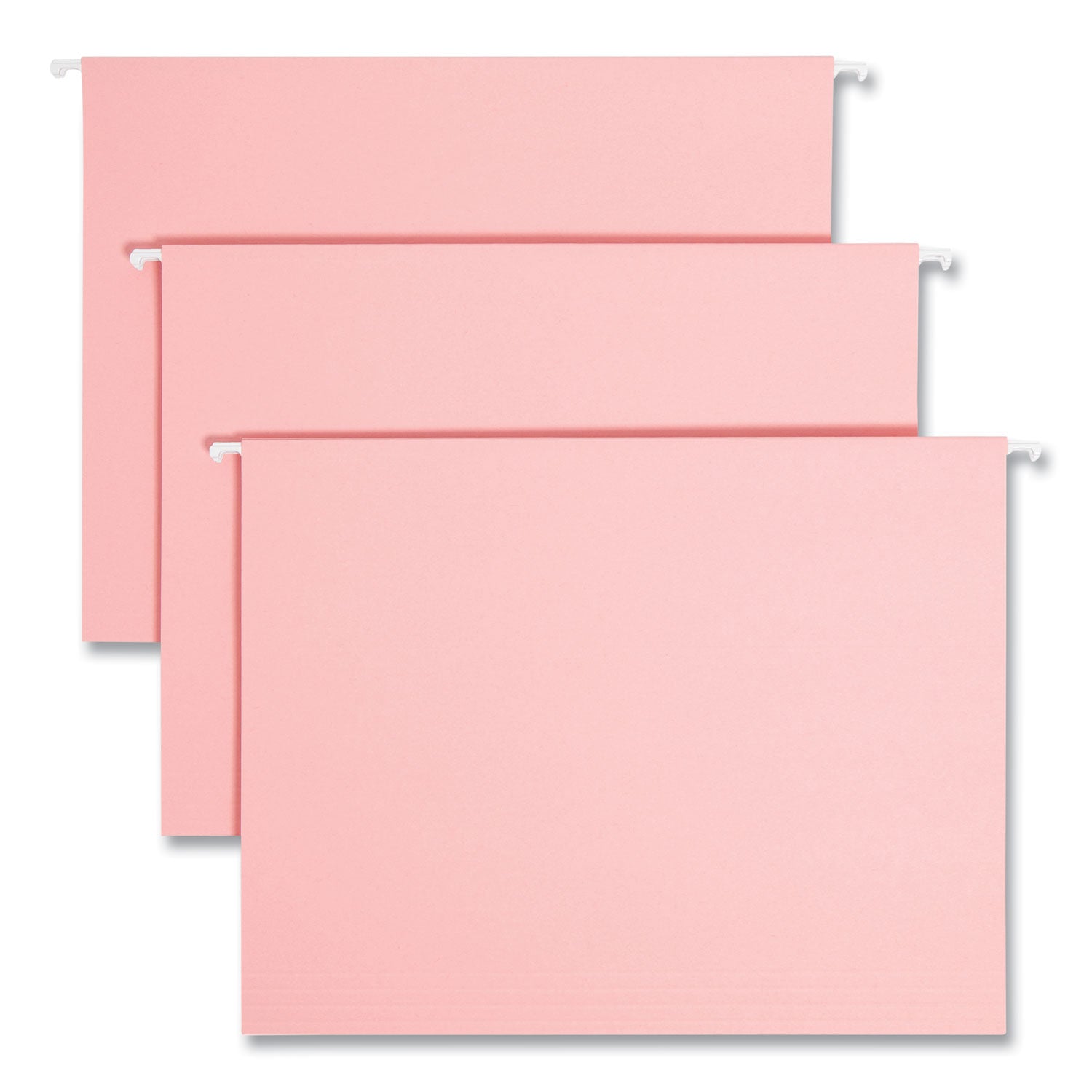 Smead Colored Hanging File Folders | Letter Pink