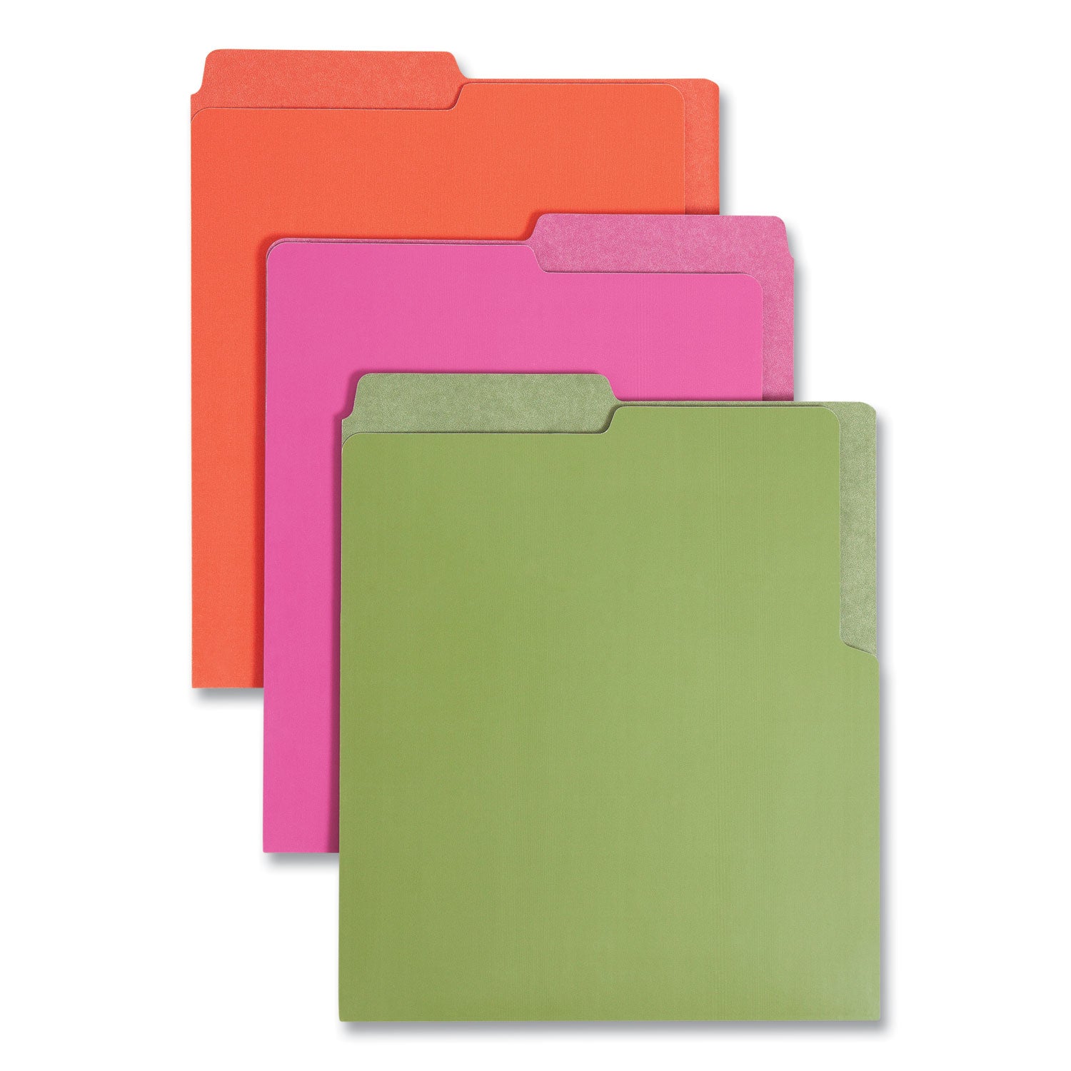 Heavyweight Vertical File Folders | Assorted, 6/Pack
