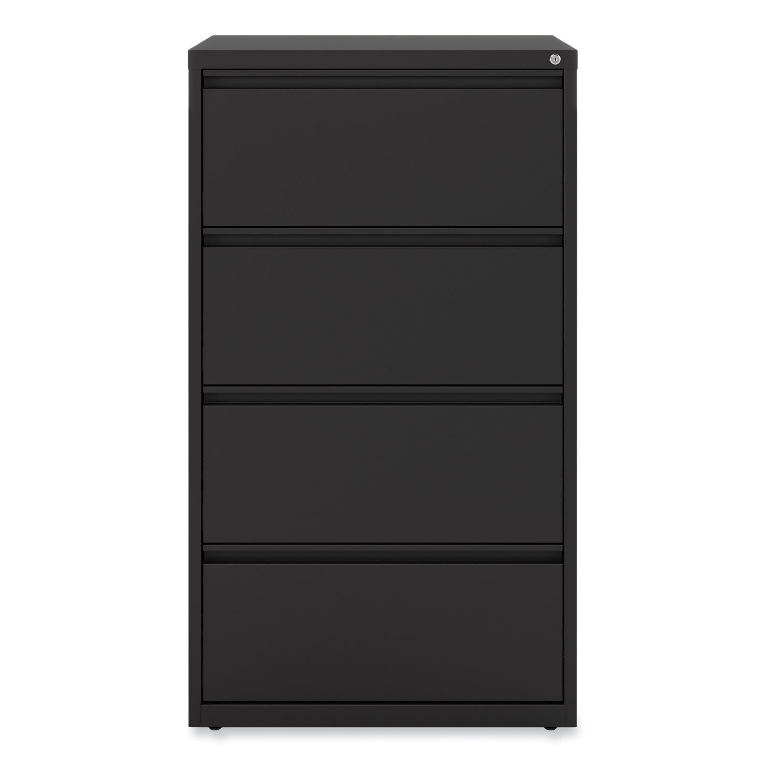 4-Drawer Lateral File | 30" Wide | Black