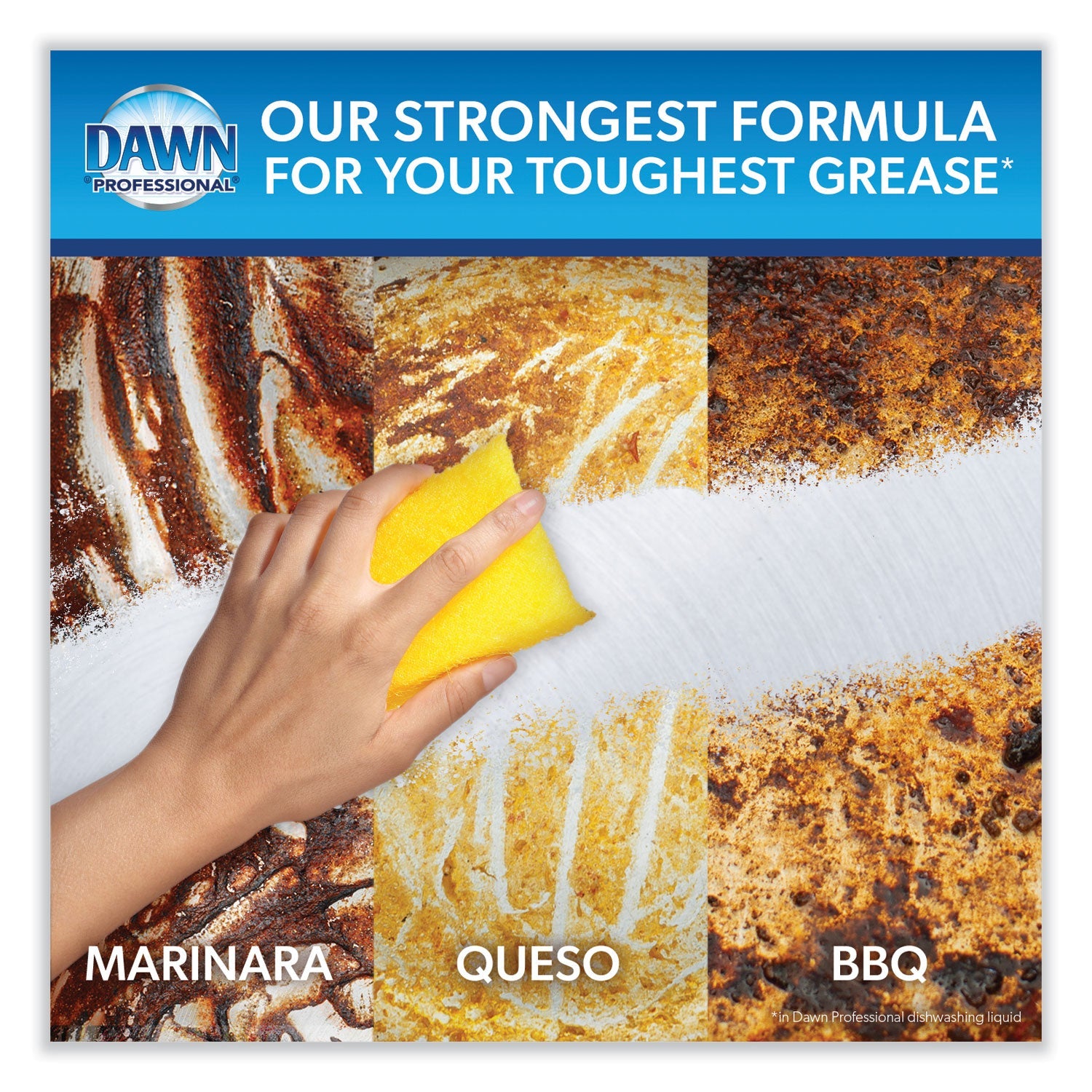 Dawn® Professional Heavy-Duty Manual Pot/Pan Dish Detergent, Original Scent, 1 gal Bottle, 4/Carton