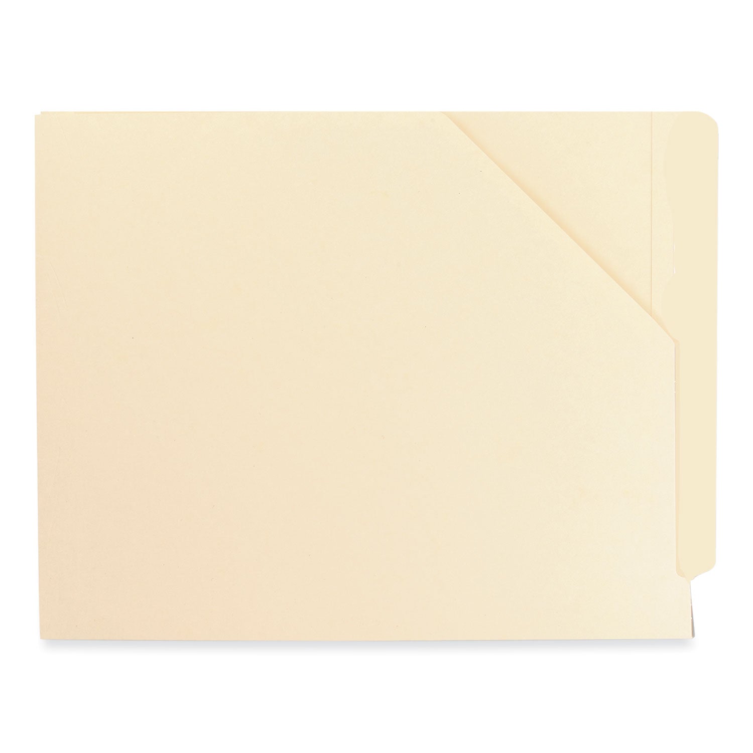 Smead End Tab Jackets With Reinforced Tabs, Straight Tab, Letter Size, 11-Pt Manila, 100/box
