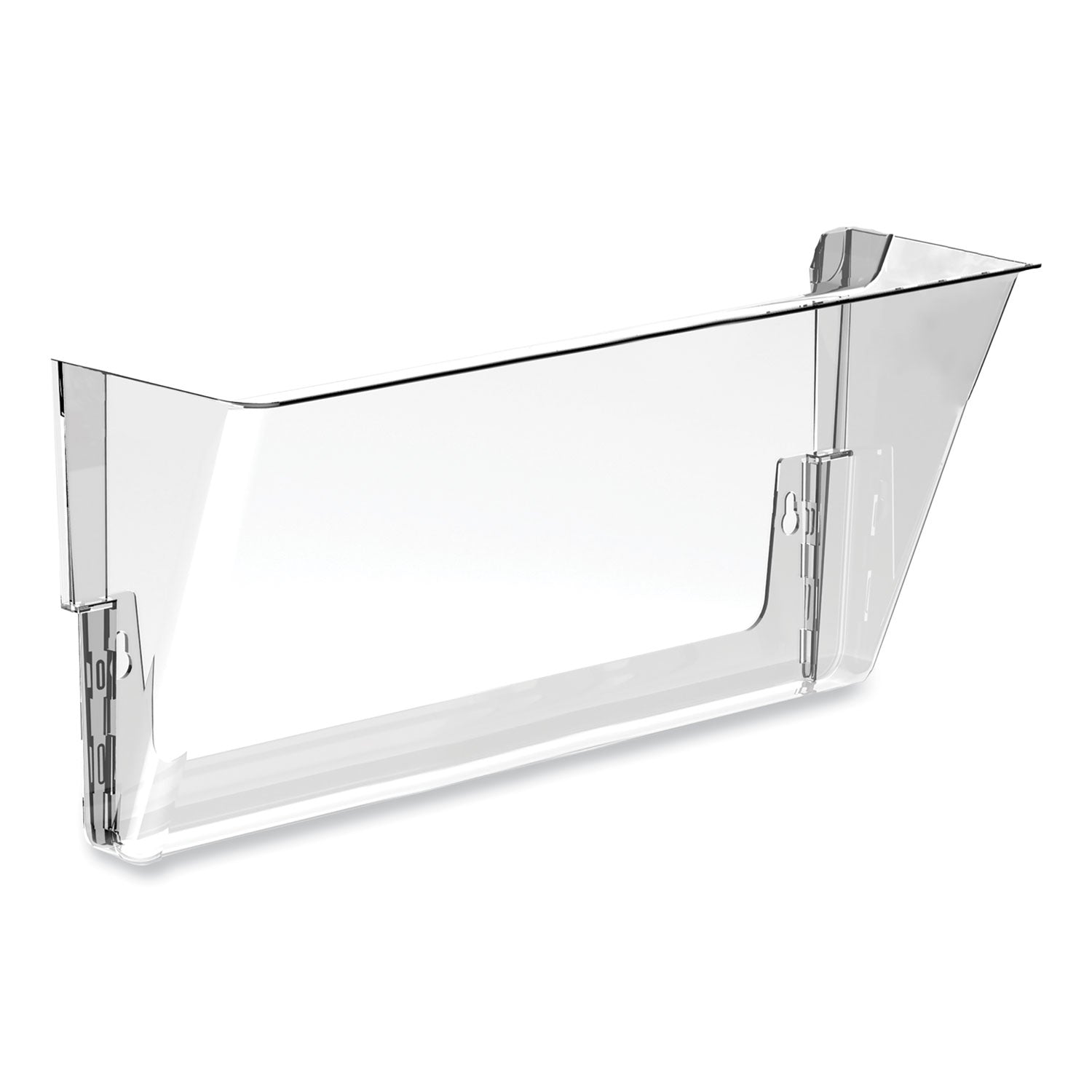 Storex Wall File, Letter Size, 13" x 4" x 7", Clear