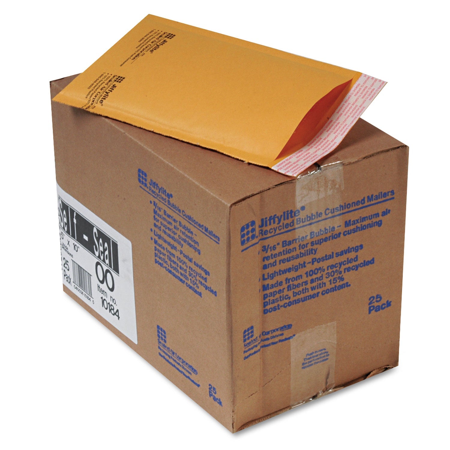 Jiffylite Bubble Mailer #00 | Self-Seal Kraft