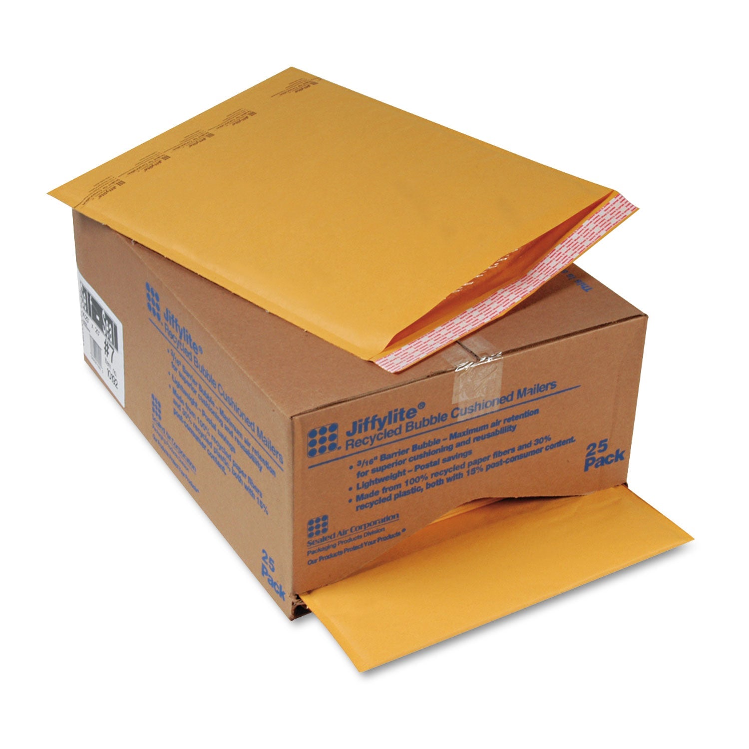 Jiffylite Bubble Mailer #7 | Self-Seal Kraft