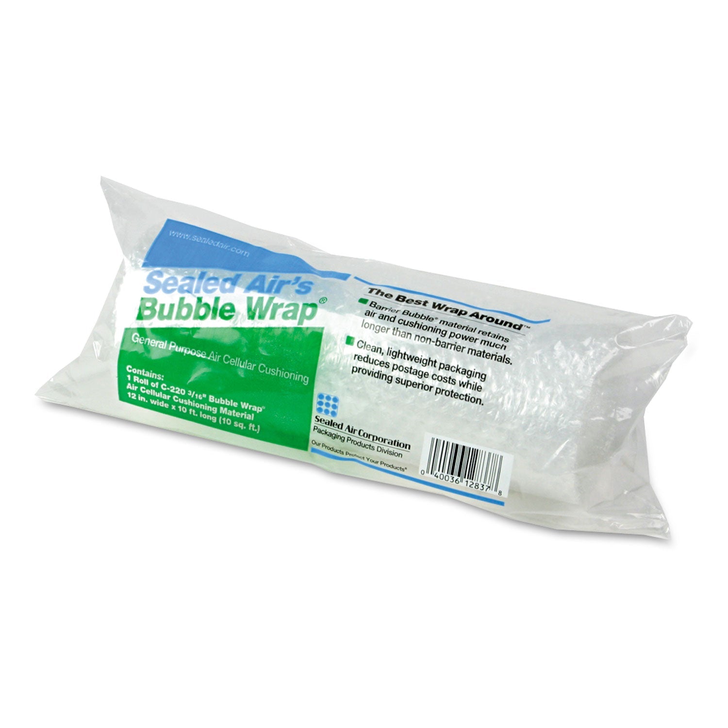 Bubble Wrap Cushioning Material | 12"x10ft, Sealed Air