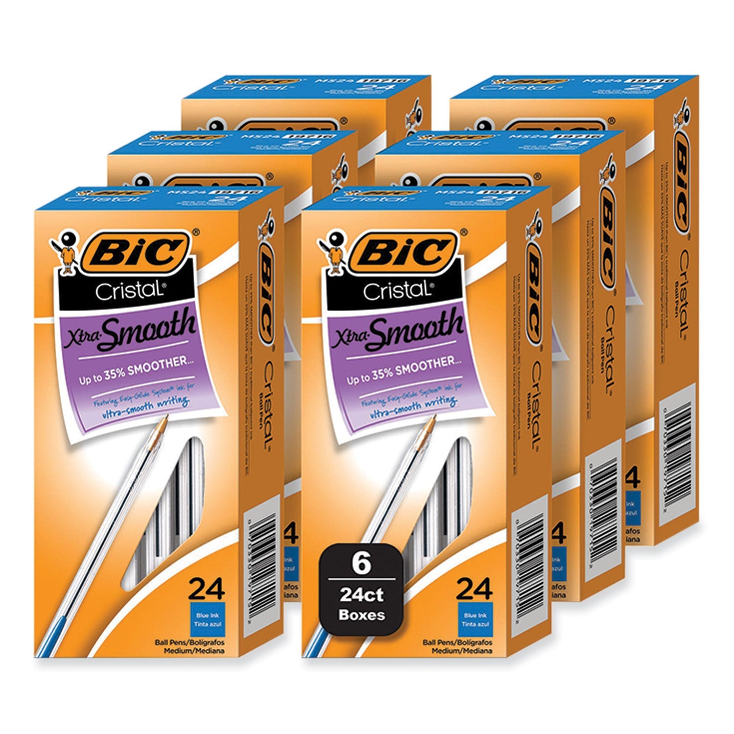 Cristal Xtra Smooth Ballpoint Pen | Blue | 144/Pack