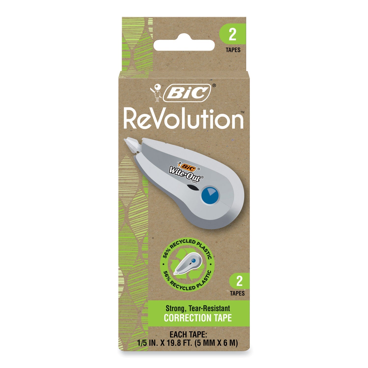 Wite-Out Ecolutions Correction Tape | 2/Pack