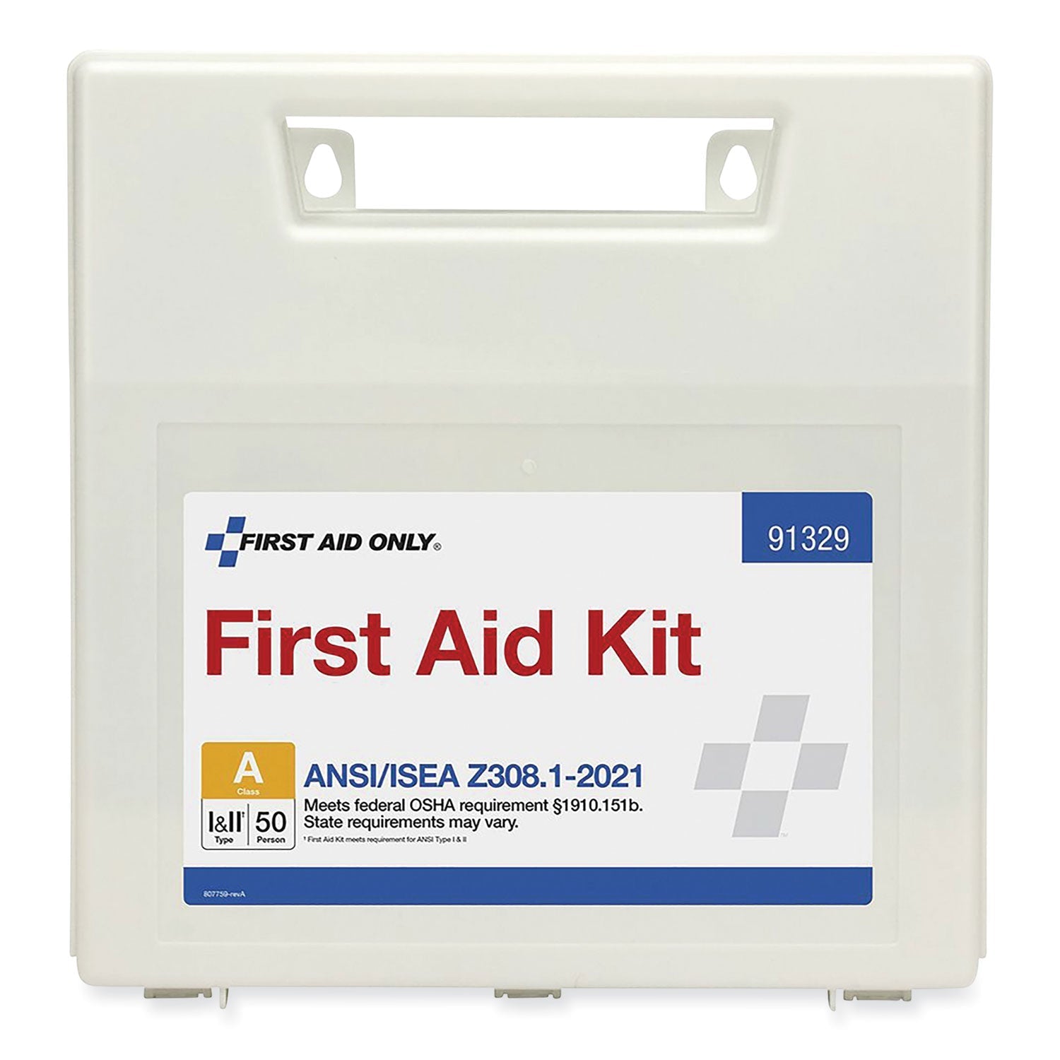 ANSI First Aid Kit | 50 Person 184-Piece Plastic