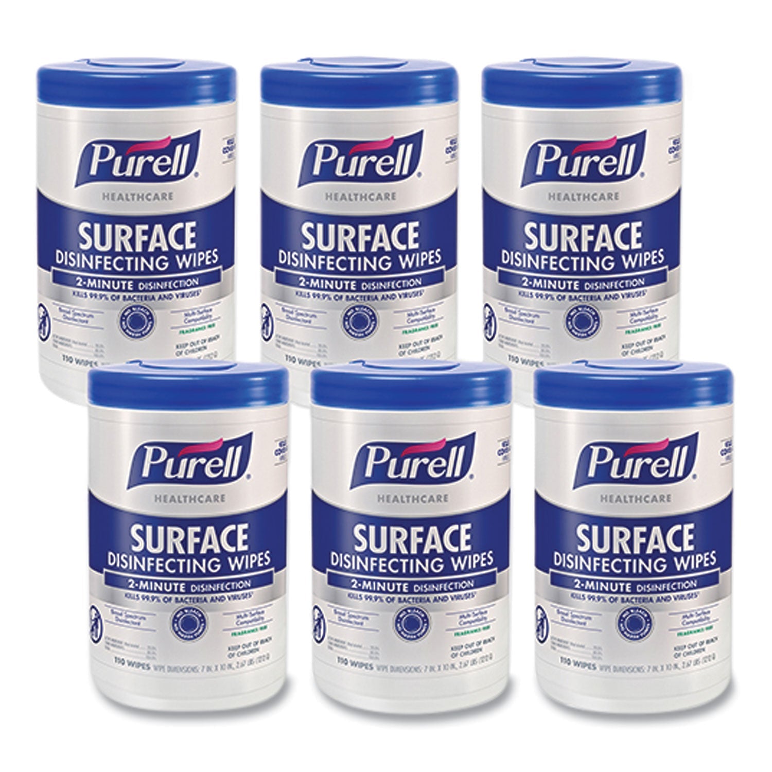 Healthcare Surface Disinfecting Wipes | 110-Count