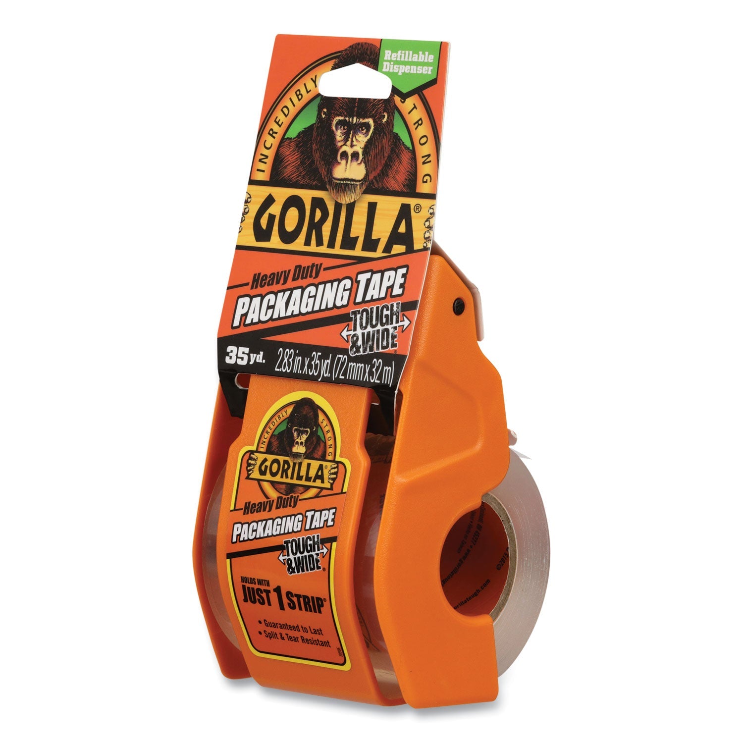 Gorilla Packaging Tape with Dispenser | Wide