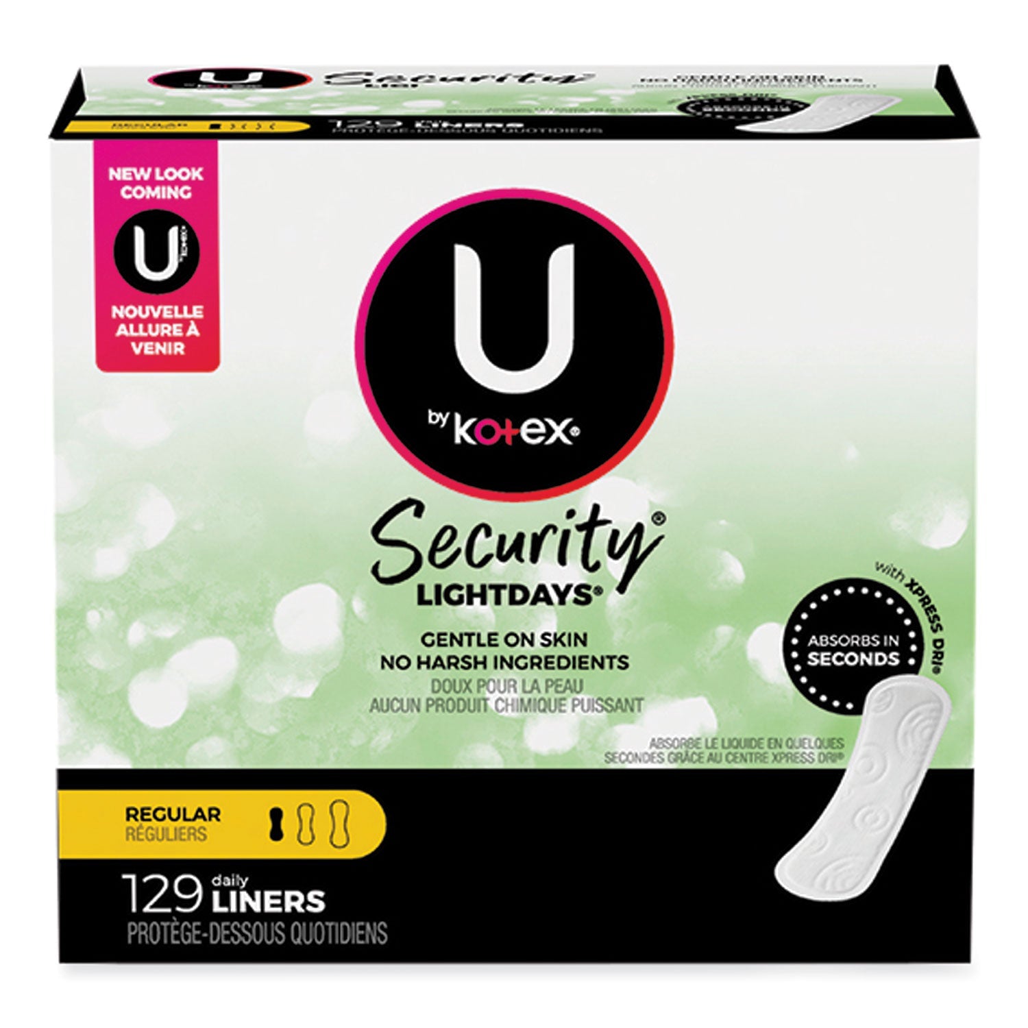 Security Lightdays Liners | 129/Pack, U by Kotex®