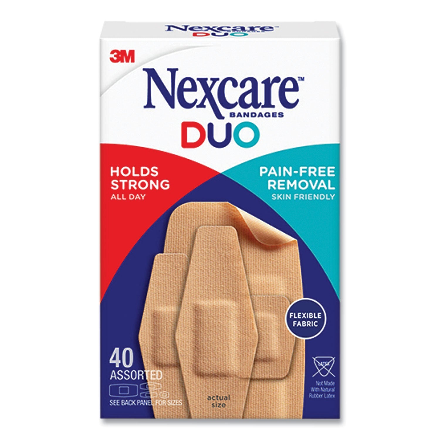 DUO Bandages | Assorted, 40/Pack, 3M Nexcare™