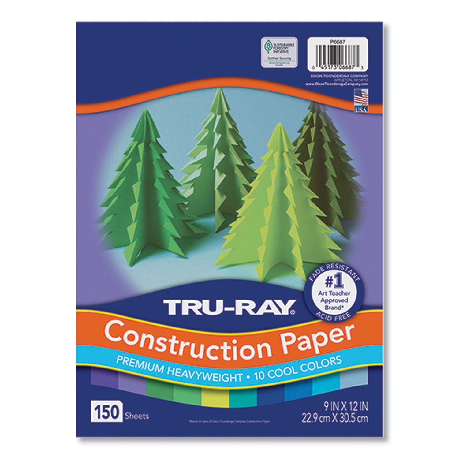 Pacon Tru-Ray Cool Construction Paper Assortment