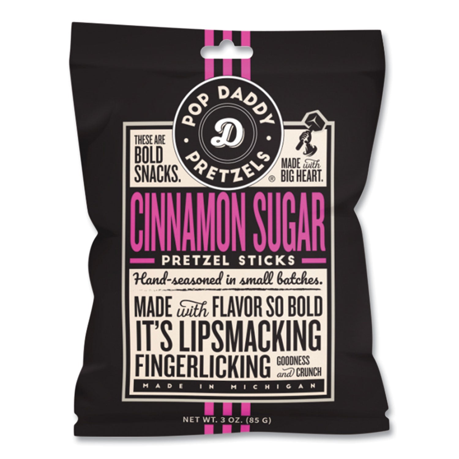 Pop Daddy Cinnamon Sugar Pretzel Sticks | 3 oz