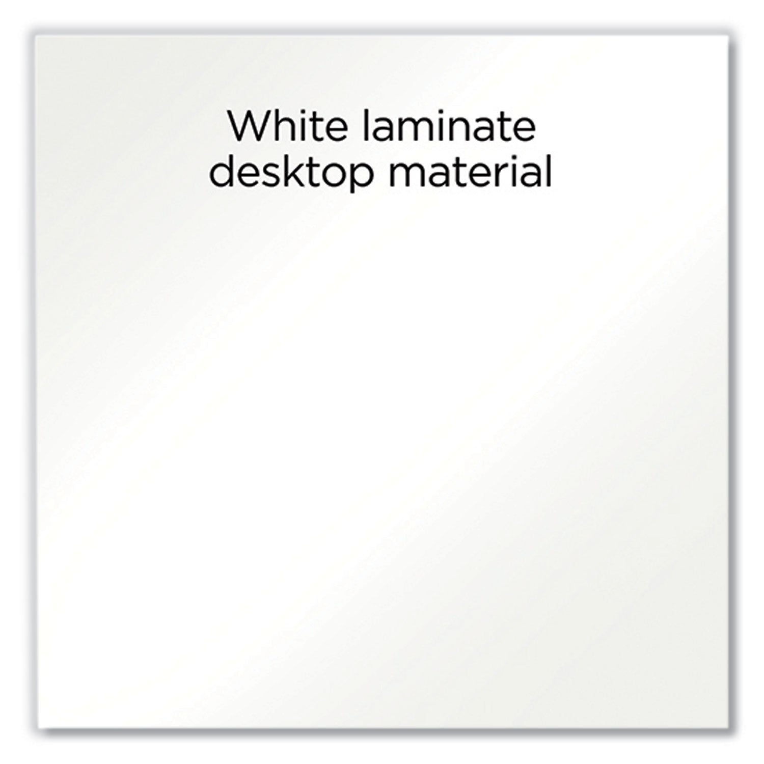 Union & Scale™ Vizon 47" Gaming Desk, 47.2" x 26.6" x 35", White Colorway