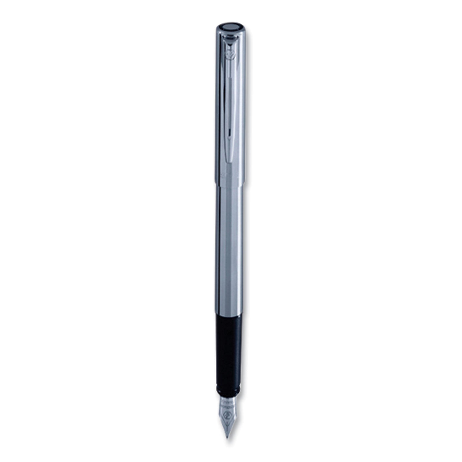 Allure Fountain Pen | Fine Point | Silver/Black