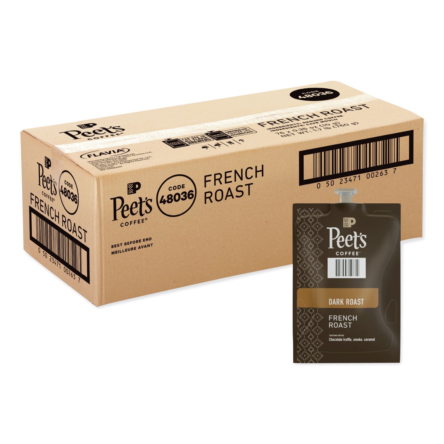 FLAVIA Ground Coffee Freshpacks | French Roast