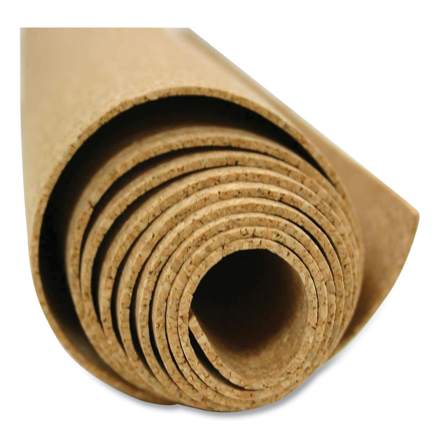 Ghent Natural Cork Roll, 48.5" x 0.25" x 144", Natural Brown
