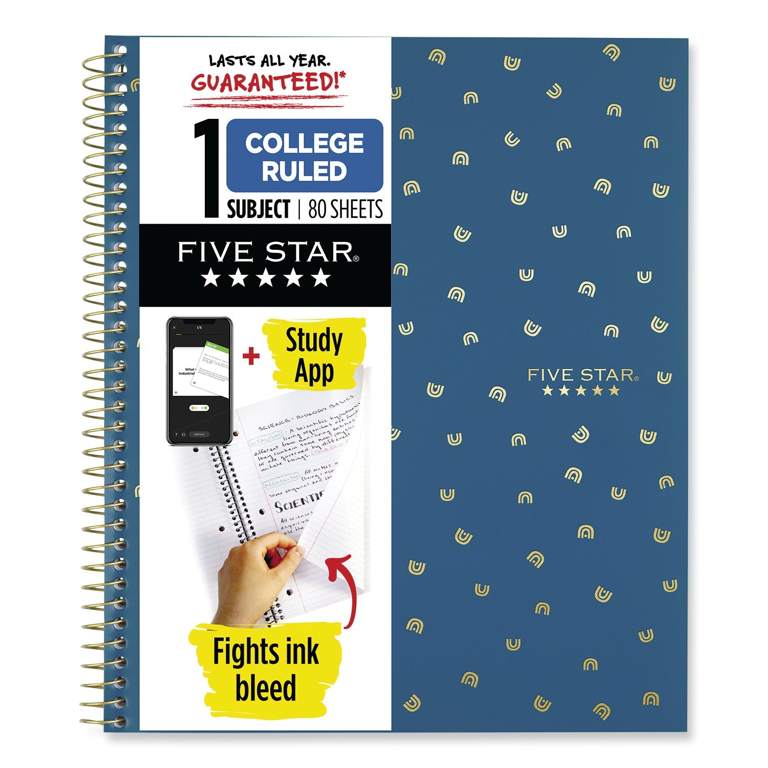 Style Wirebound Notebook | 1-Subject, College Rule