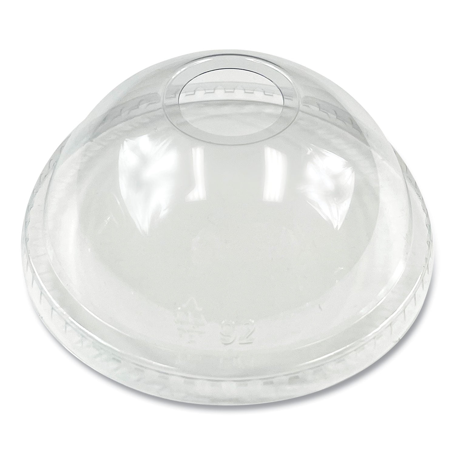 PET Cold Cup Dome Lids | Boardwalk® Clear 100/Pack