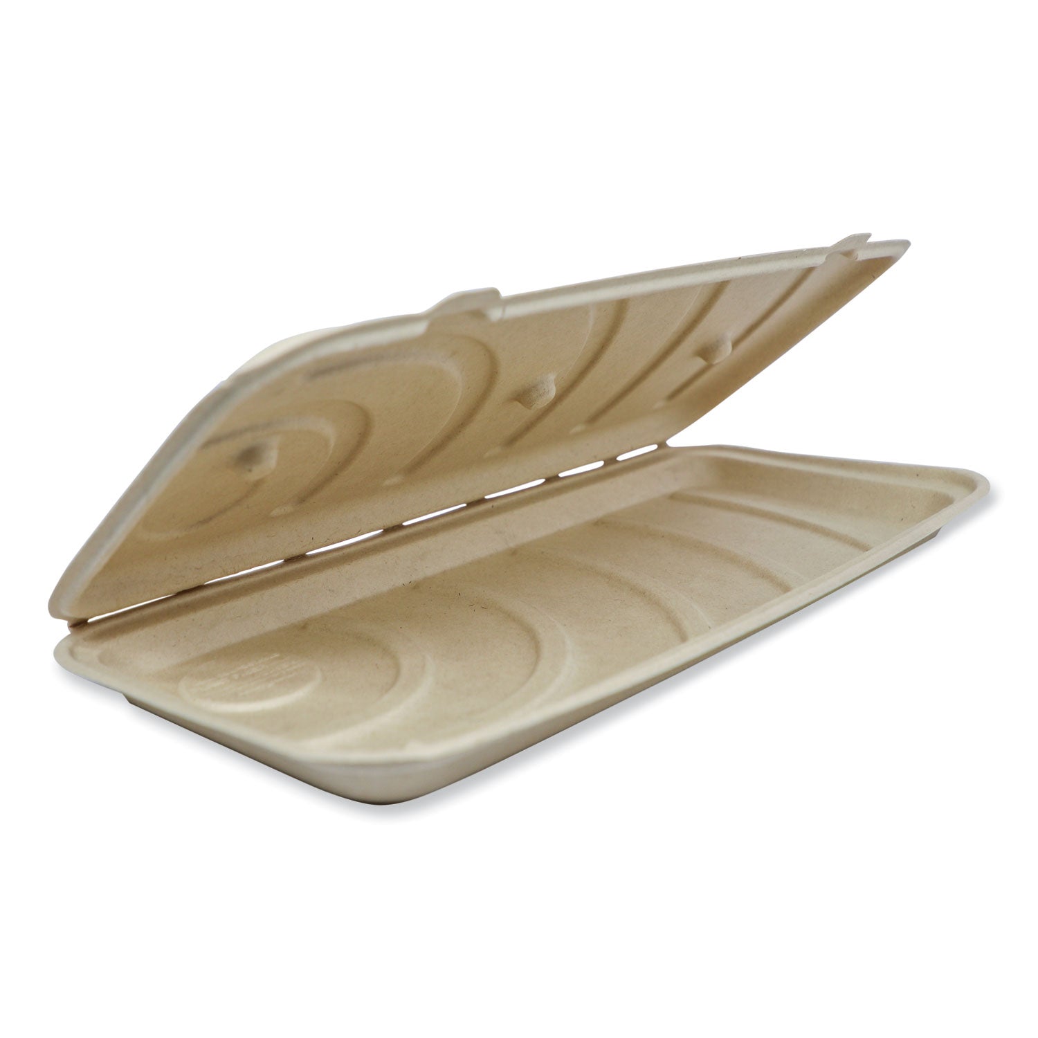 Fiber Hinged Containers | Natural | 200-Carton