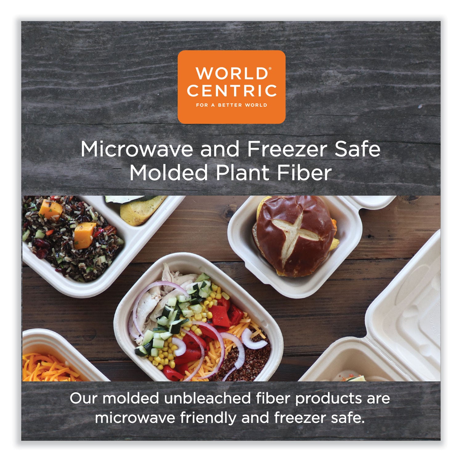 World Centric® Fiber Plates, Paper, 10.1" dia, Natural, 800/Carton - Bloom Skins