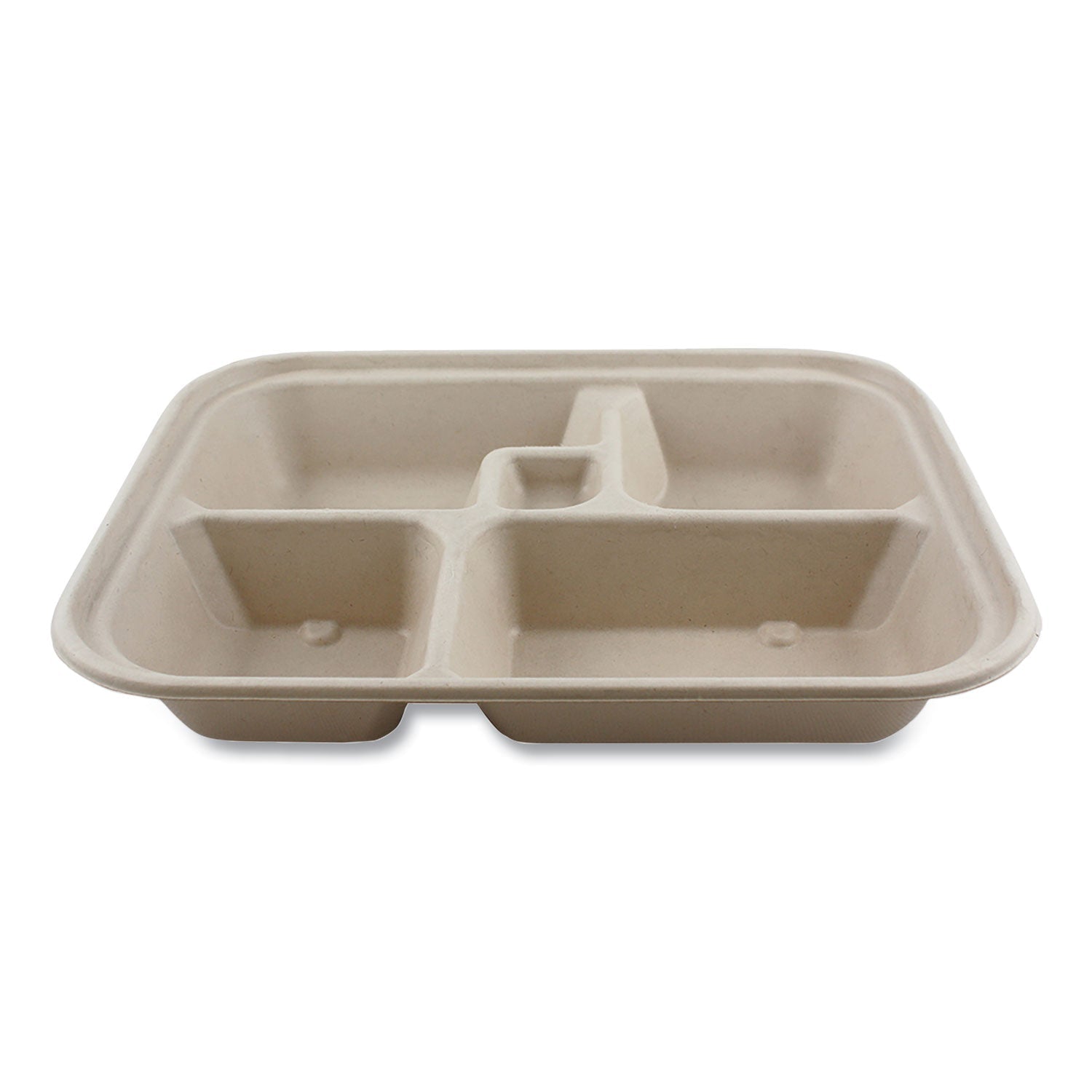 Fiber Bento Box Containers | 5-Compartment | 300-Ct