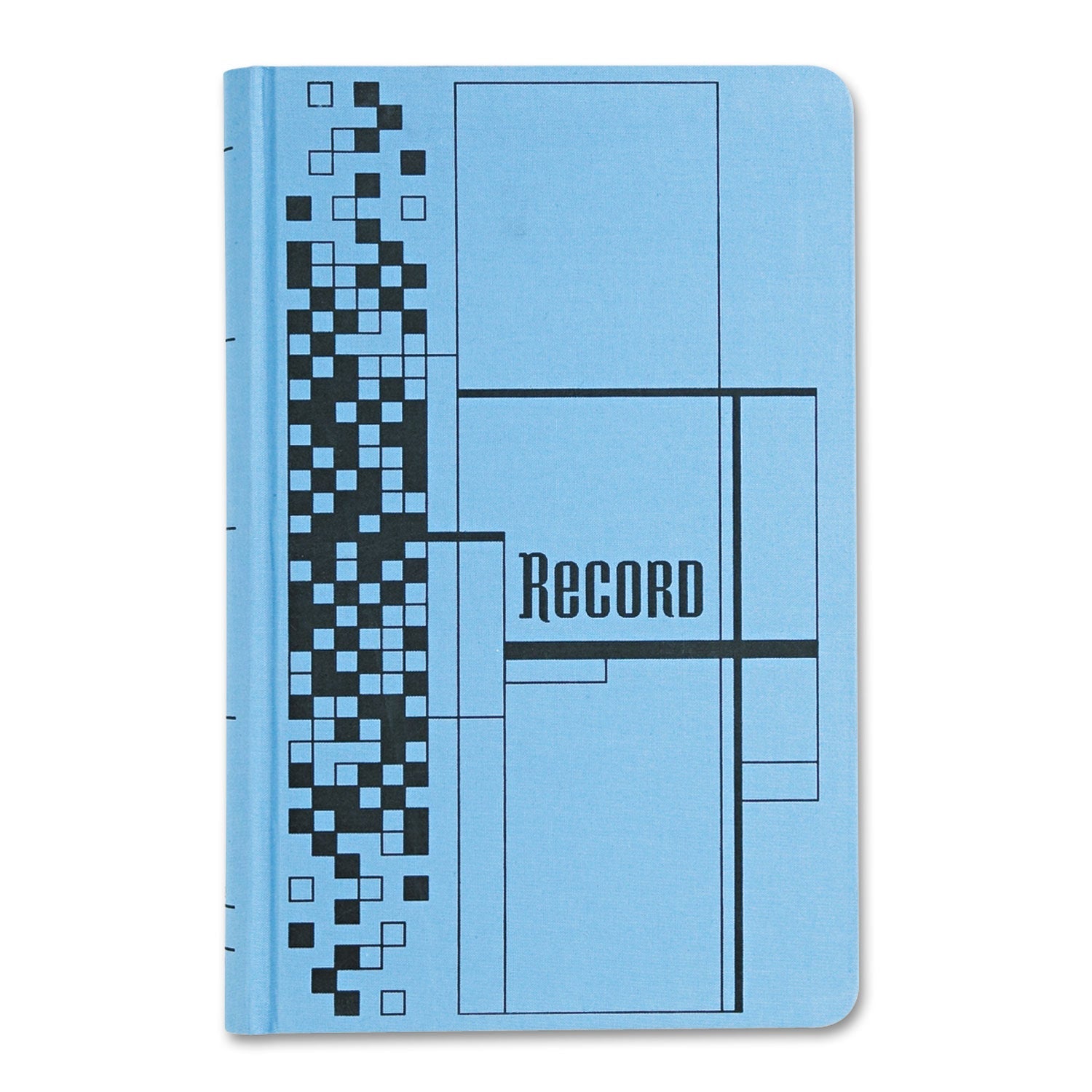 Adams® Record Ledger Book, Record-Style Rule, Blue Cover, 11.75 X 7.25 Sheets, 500 Sheets/book