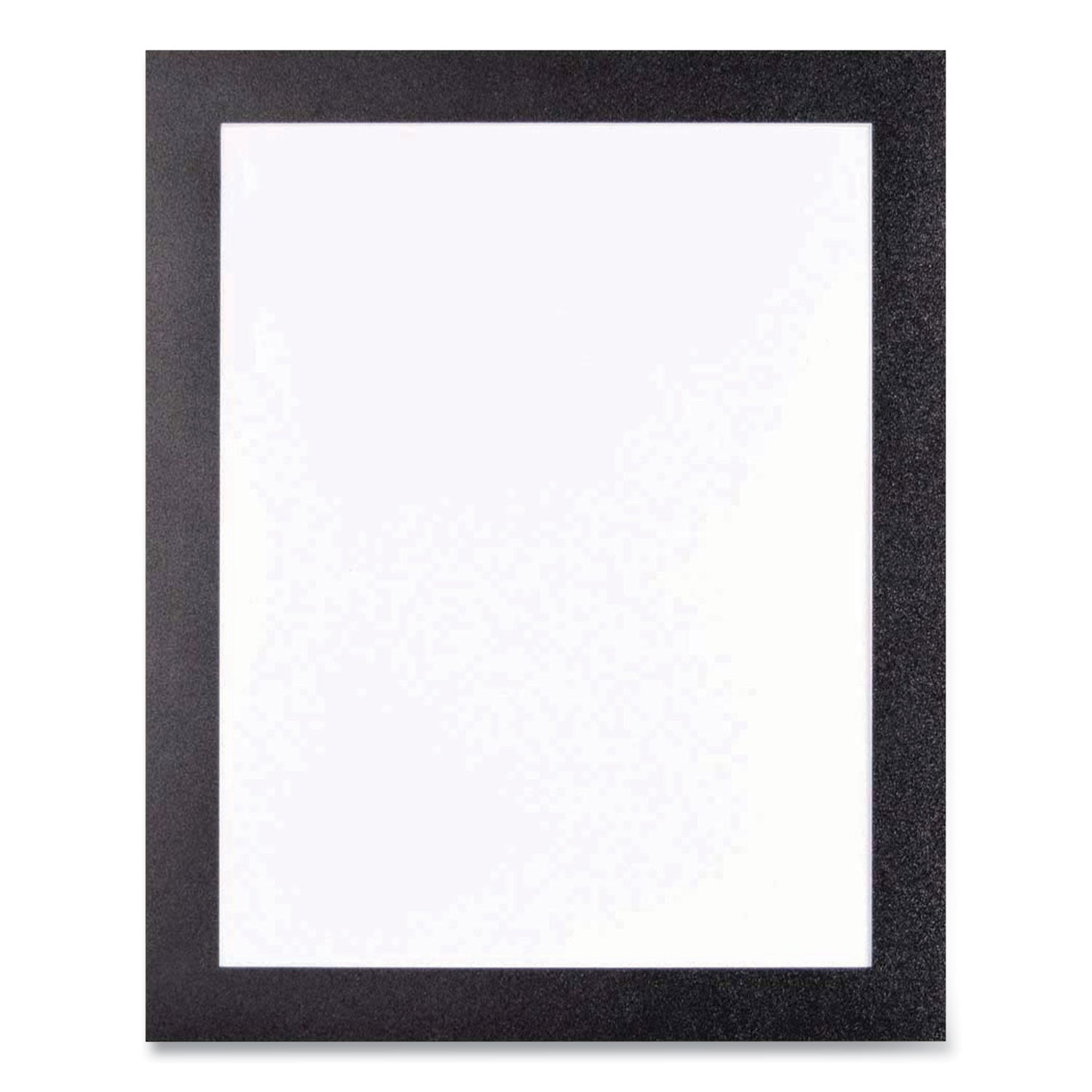 deflecto® Self Adhesive Sign Holders, 11 x 17 Insert, Clear with Black Border, 2/Pack