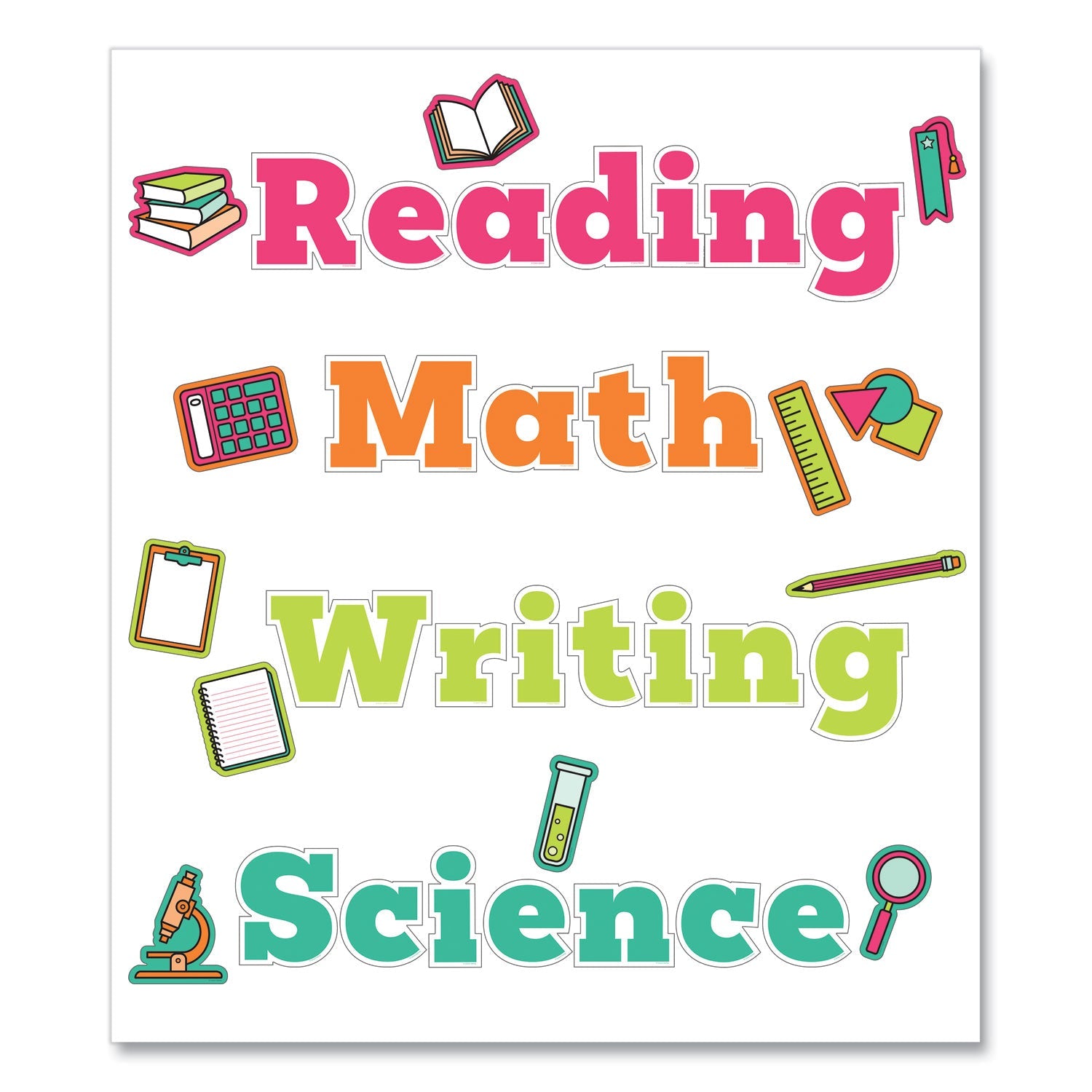 Wall Signs for Core Subjects| Carson-Dellosa 37-Set