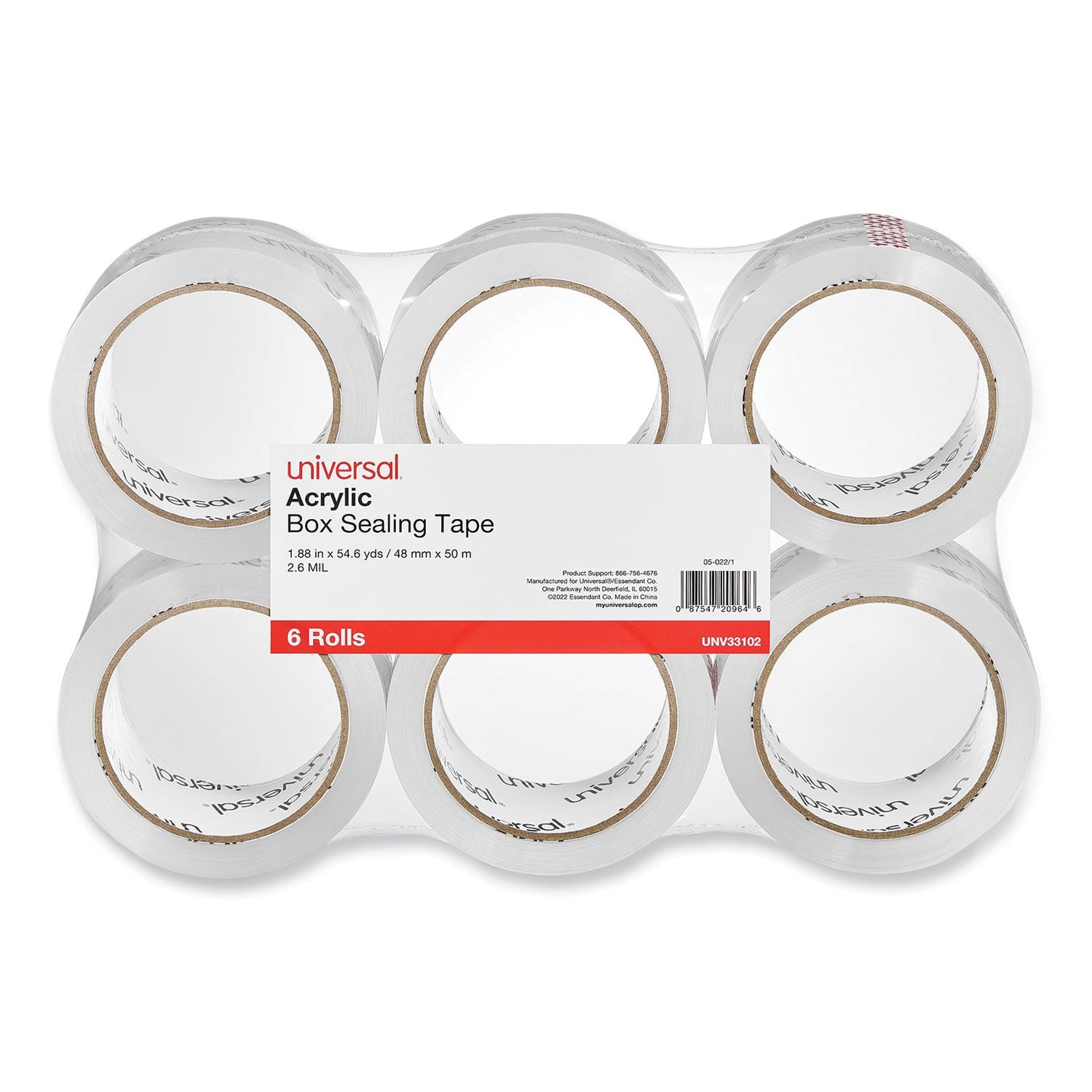 Moving and Storage Packing Tape | 6-Pack