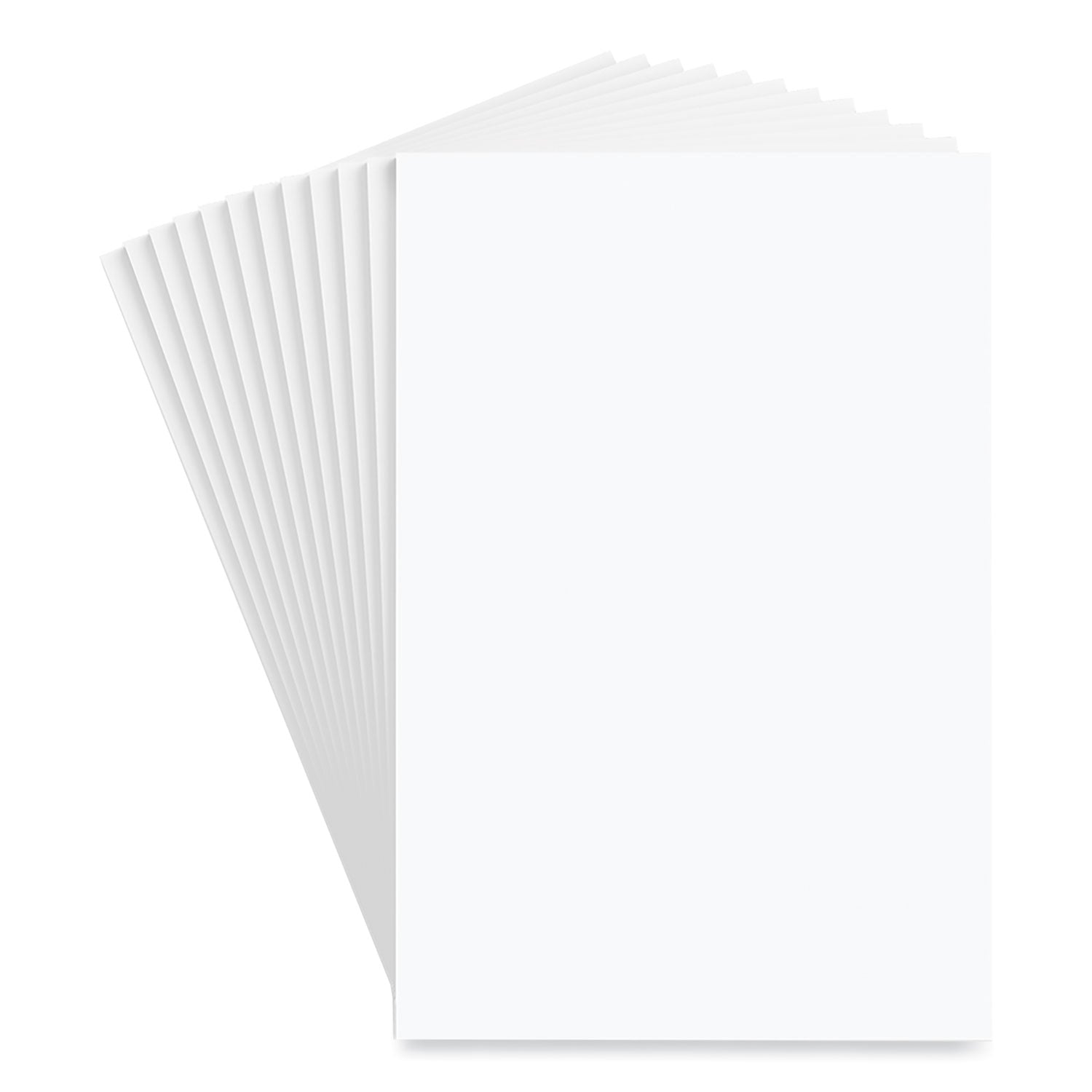 Scratch Pads | 3x5 Unruled, White, 12-Pack