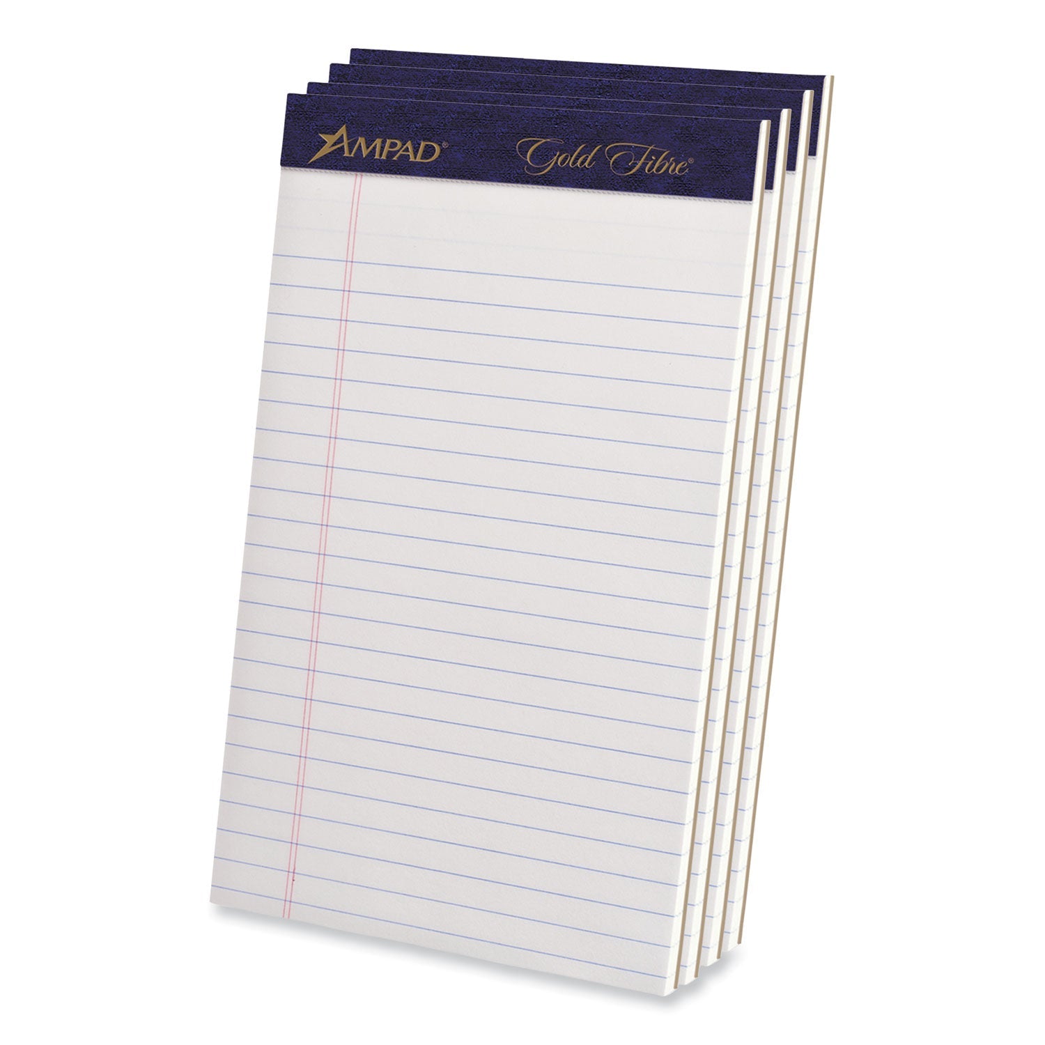 Ampad Gold Fibre Writing Pads | 5x8 White 4/Pack