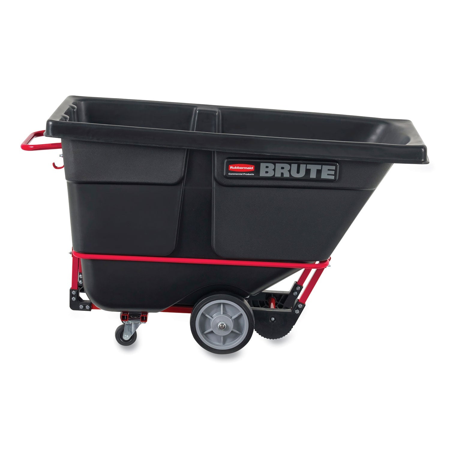 Rubbermaid® Commercial 1 cu yd BRUTE Rotomolded Tilt Truck, 1,250 lb Capacity, Black