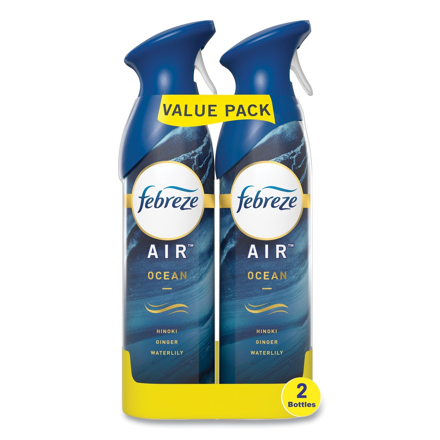 Febreze® AIR, Ocean, 17.6 oz Aerosol Spray, 2/Pack, 6 Packs/Carton