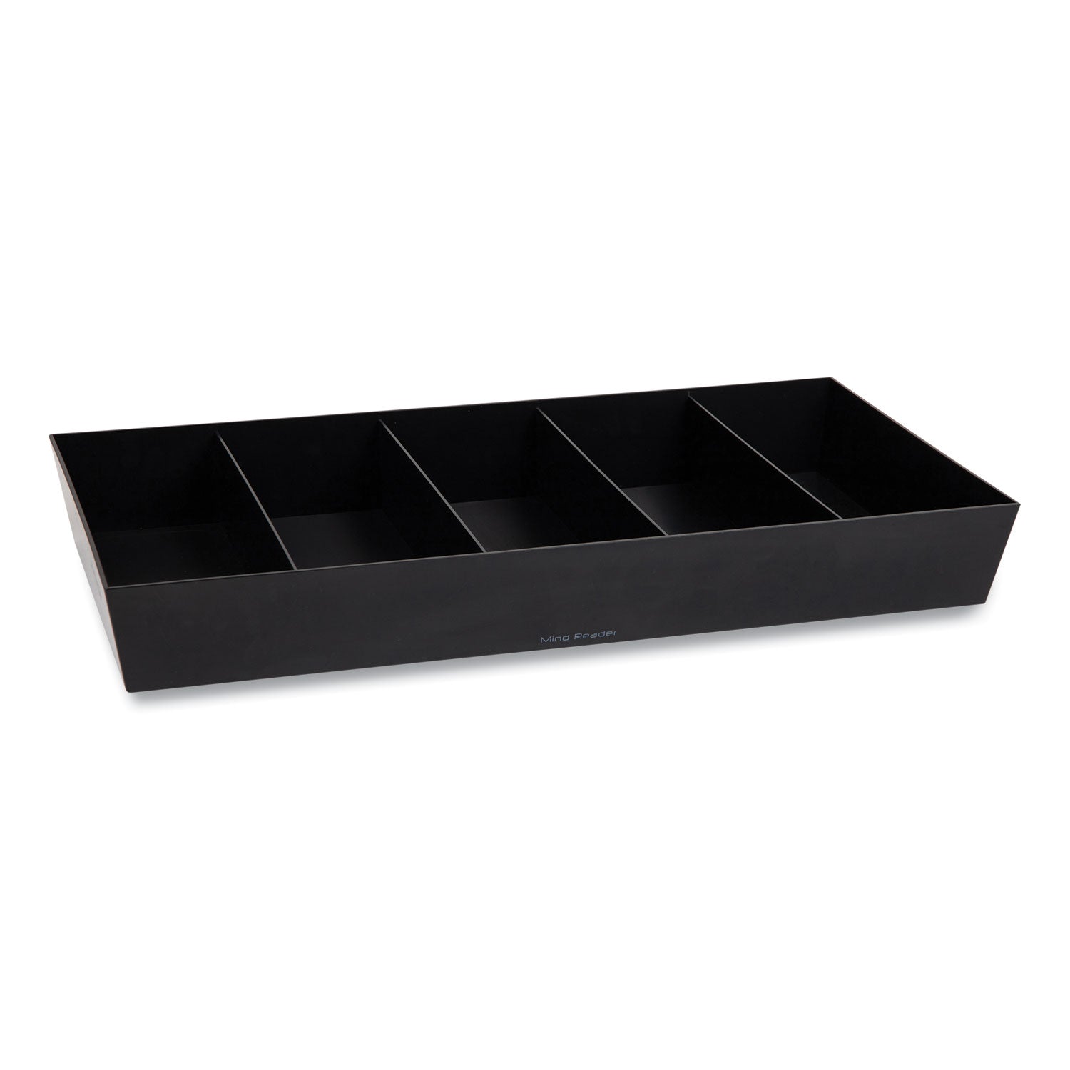 Mind Reader Anchor Collection 5-Compartment Snack Organizer, 12 x 24 x 3.25, Black - Bloom Skins