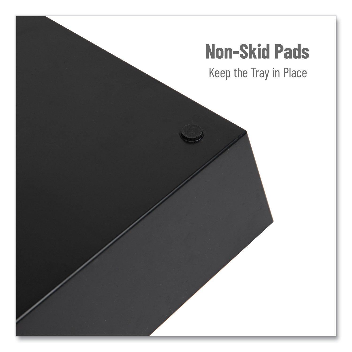 Mind Reader Anchor Collection 5-Compartment Snack Organizer, 12 x 24 x 3.25, Black - Bloom Skins