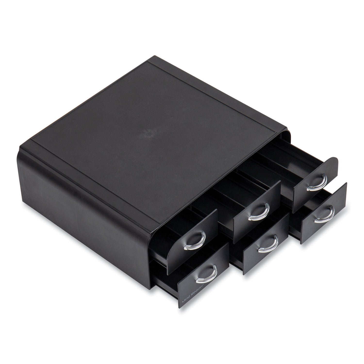 Mind Reader 2-Tier 6-Drawer Single Serve Coffee Pod Drawer, 14 x 12.25 x 4.75, Black - Bloom Skins