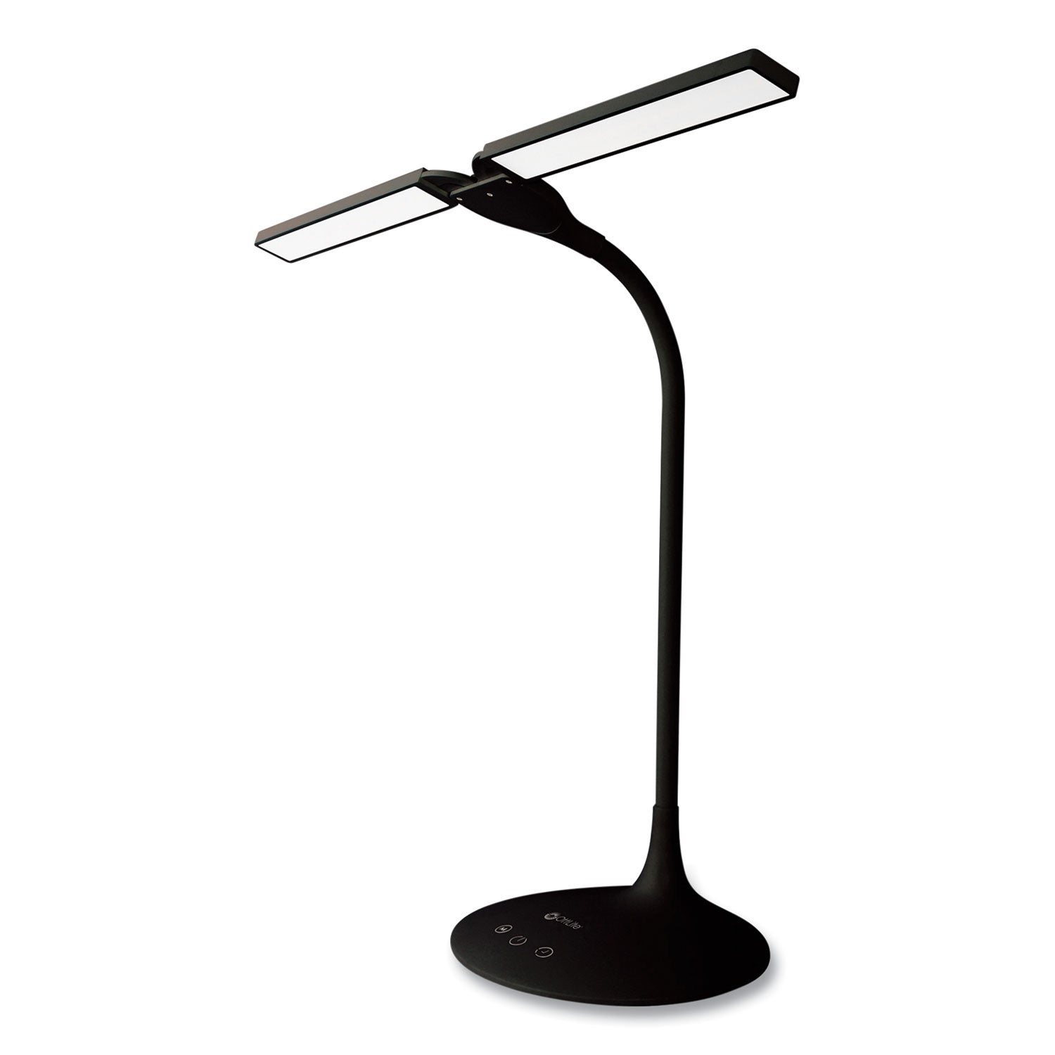 OttLite Pivot LED Desk Lamp with Dual Shades