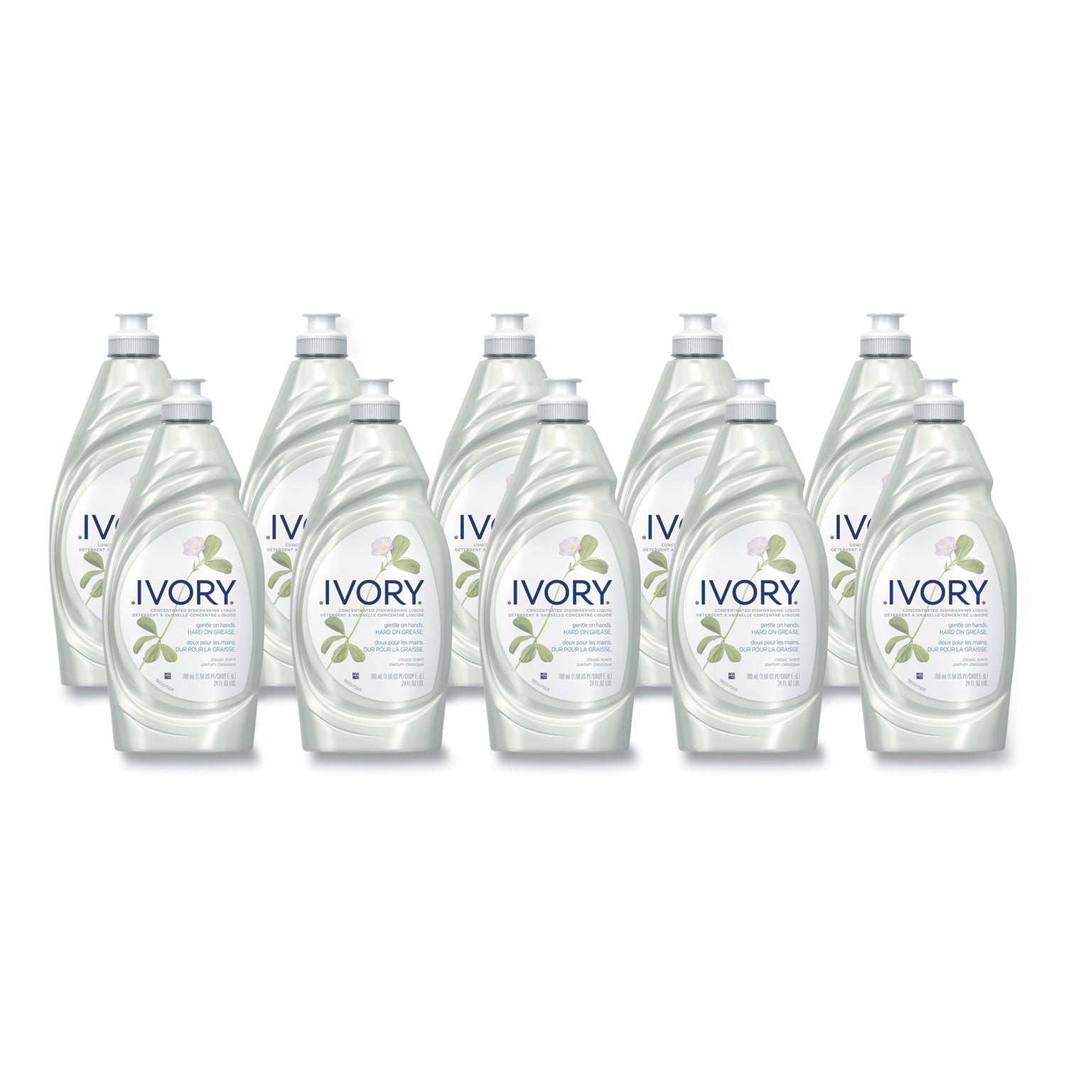 Ivory® Dish Detergent, Classic Scent, 24 Oz Bottle, 10/carton