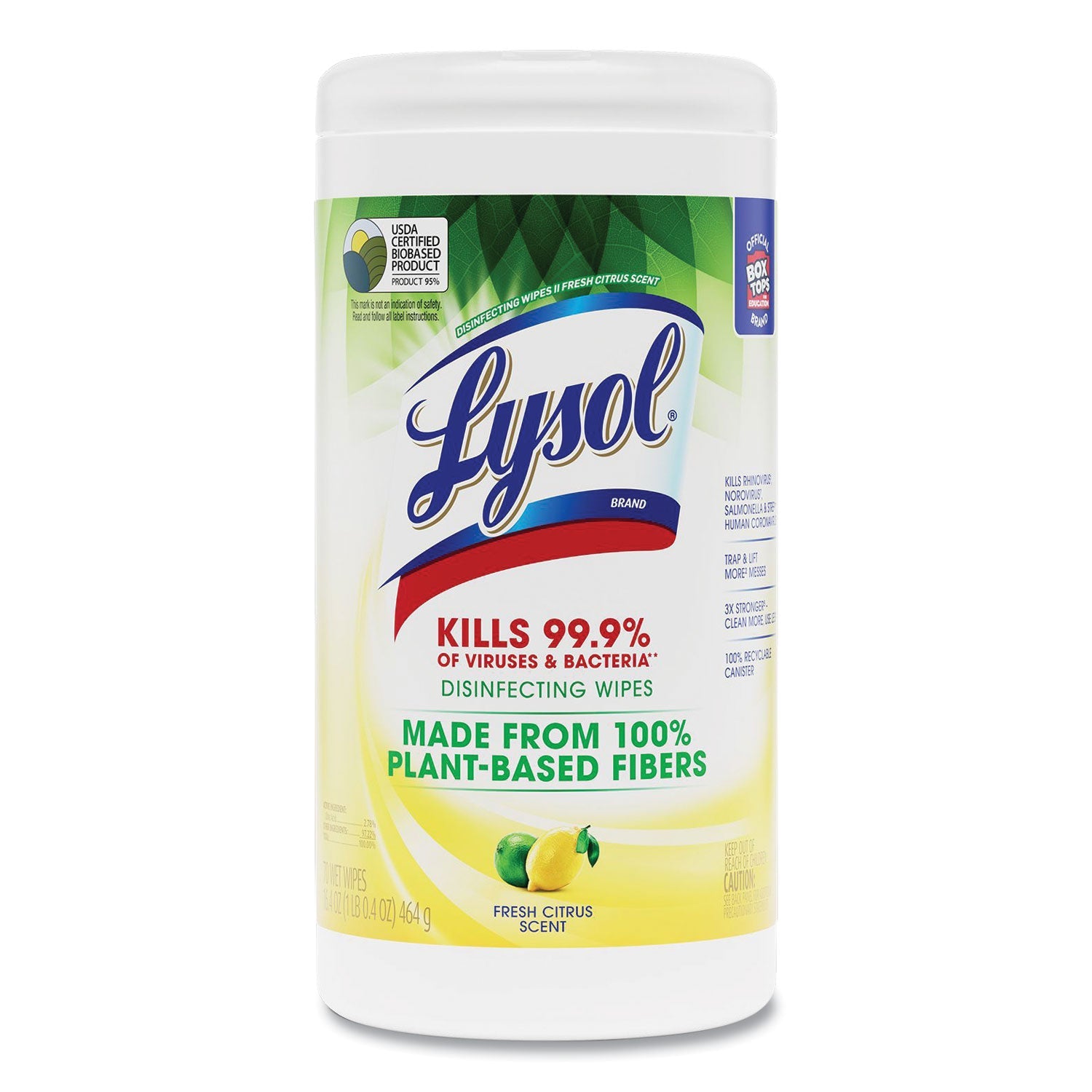 LYSOL Disinfecting Wipes II Fresh Citrus | 70/Can